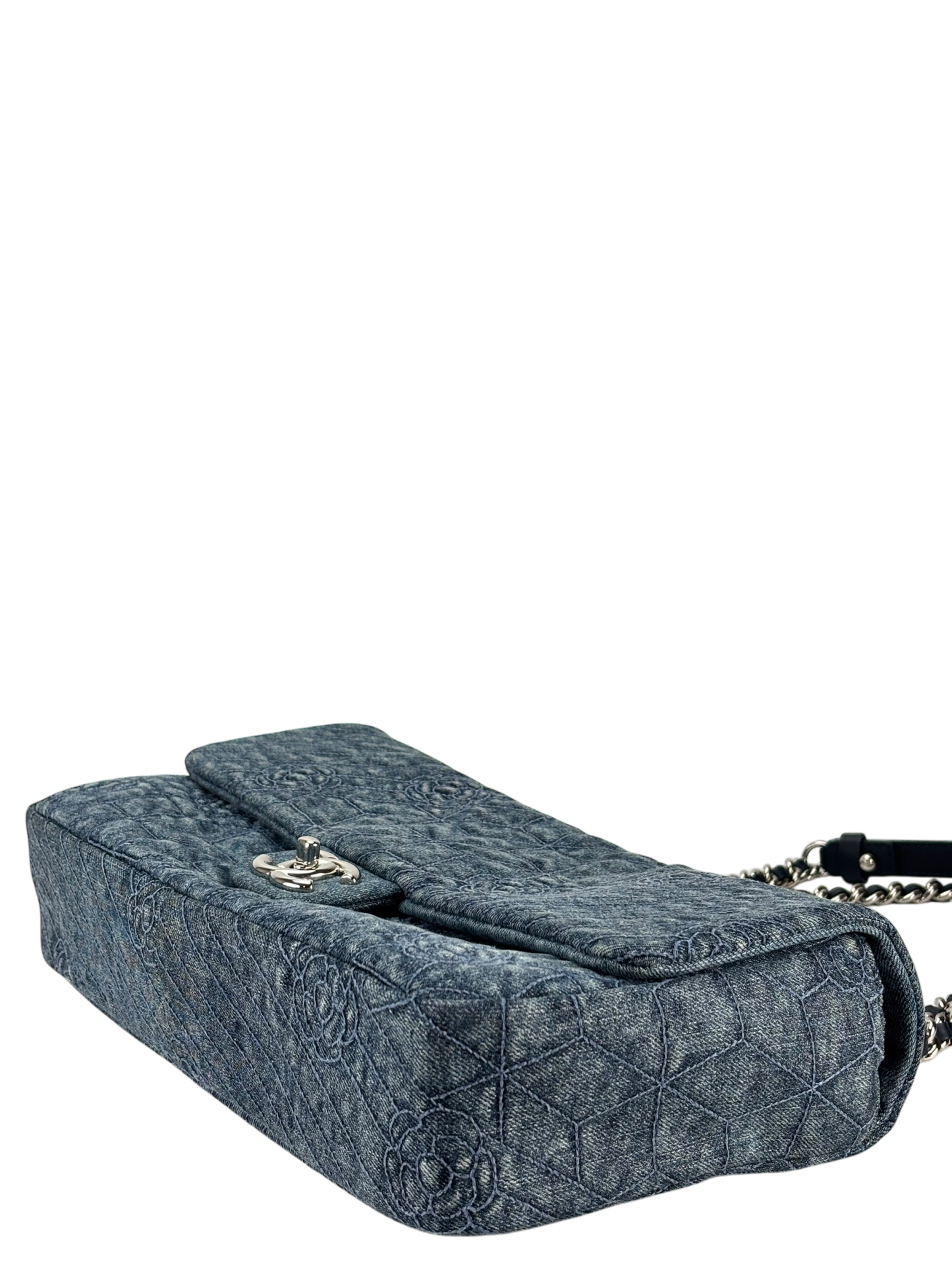 CHANEL - Blue Denim Palladium Hardware