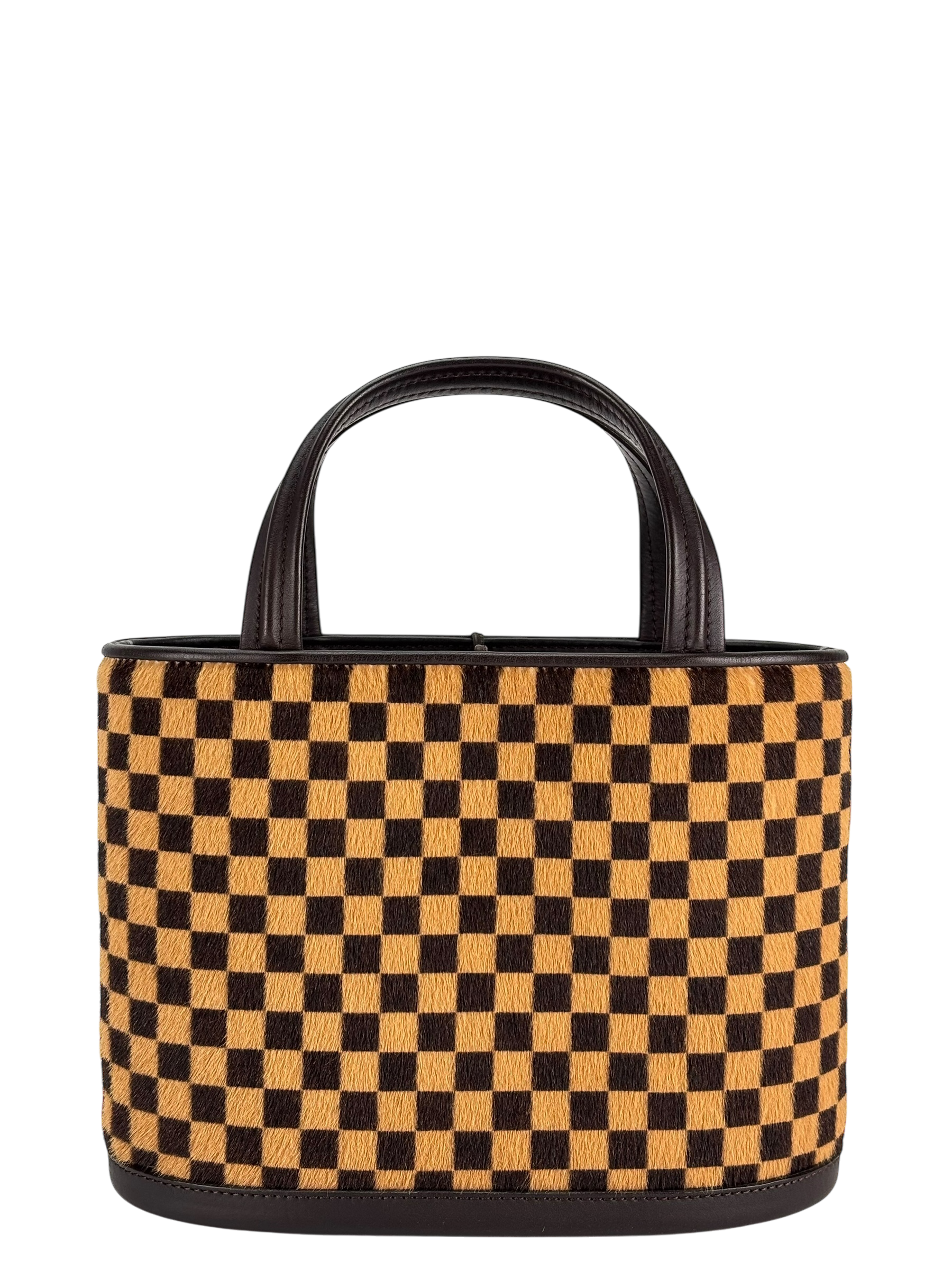 LOUIS VUITTON - Damier Horsehair Leather Sauvage Impala Handbag