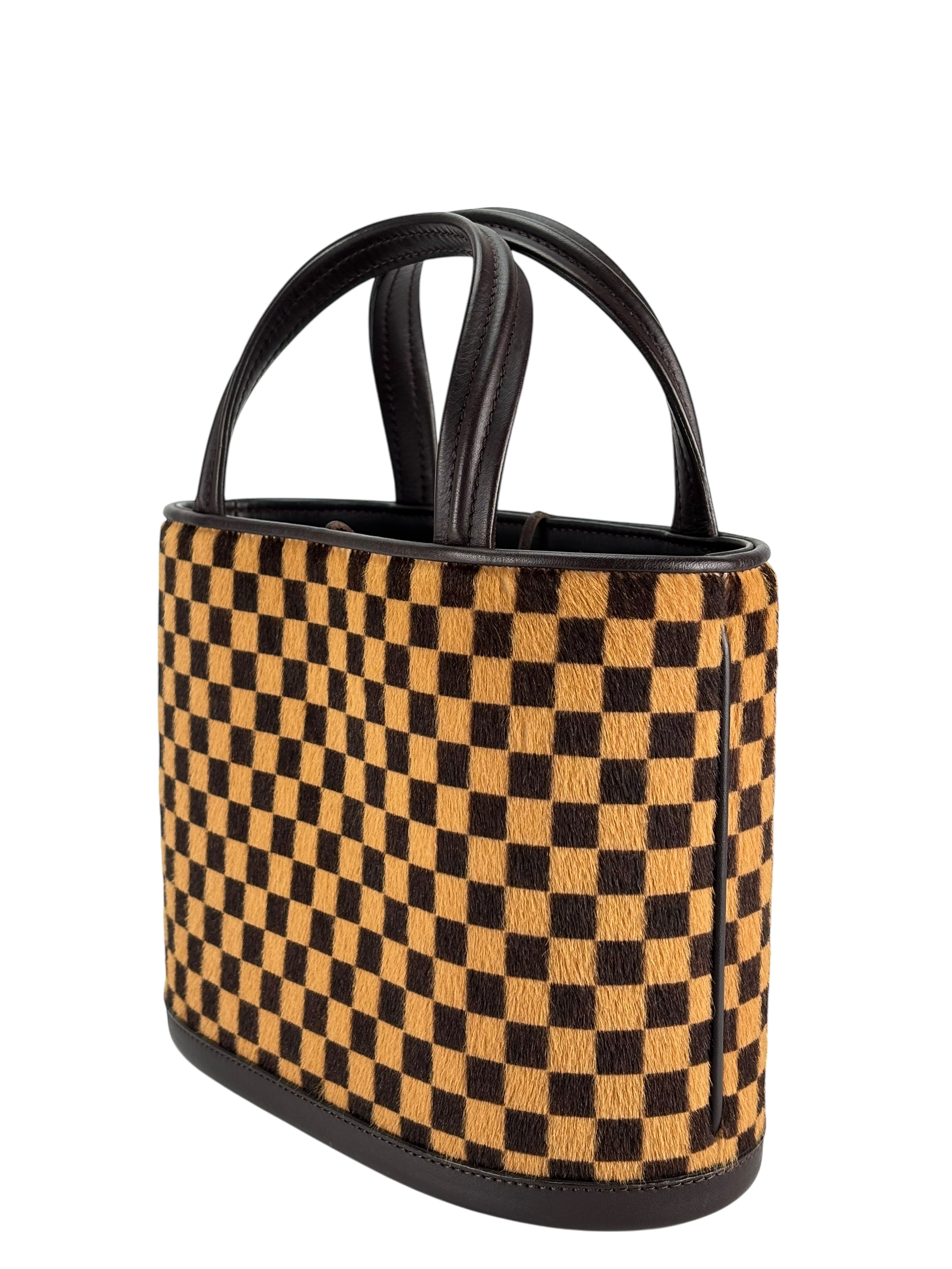 LOUIS VUITTON - Damier Horsehair Leather Sauvage Impala Handbag