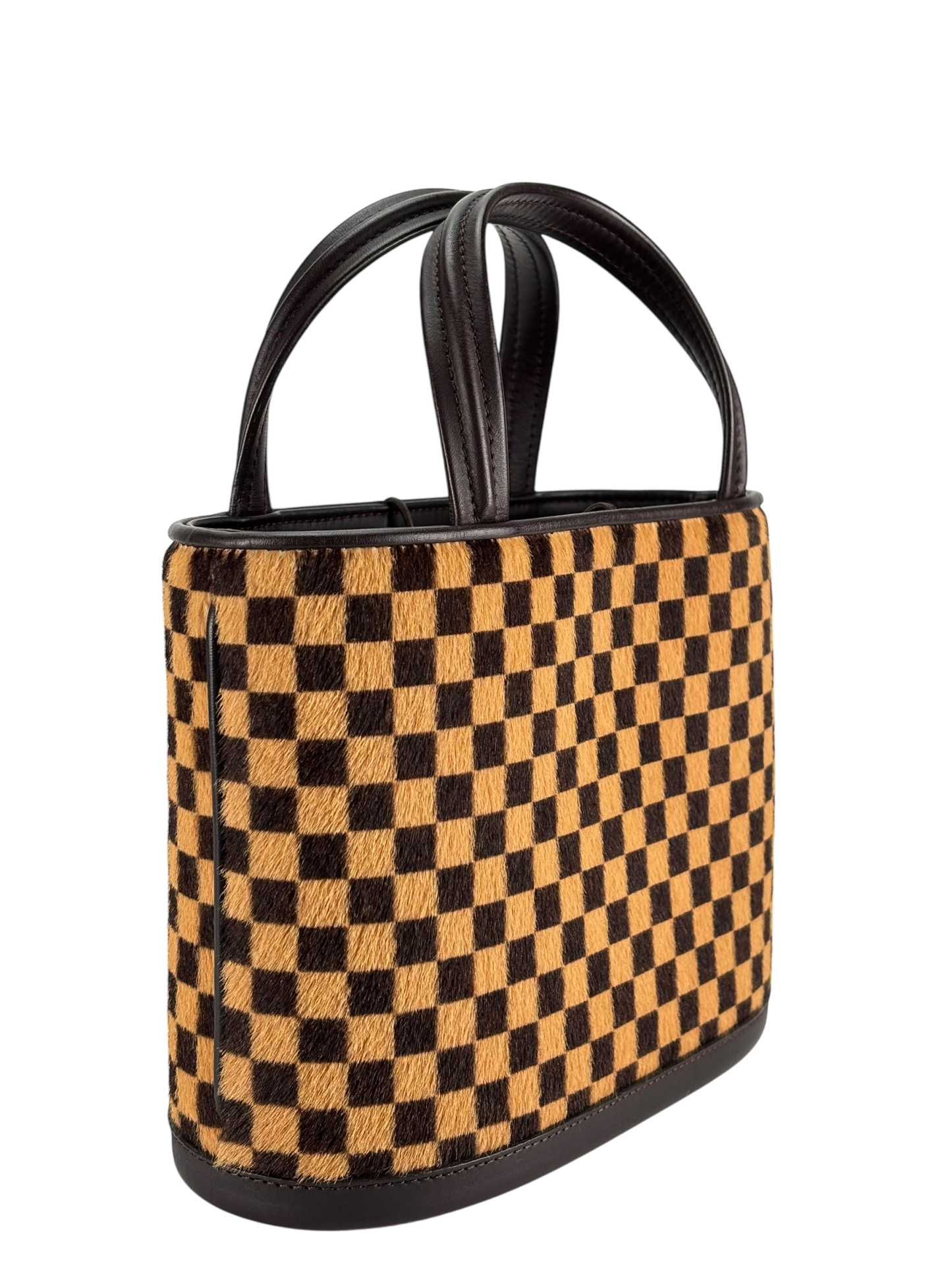 LOUIS VUITTON - Damier Horsehair Leather Sauvage Impala Handbag