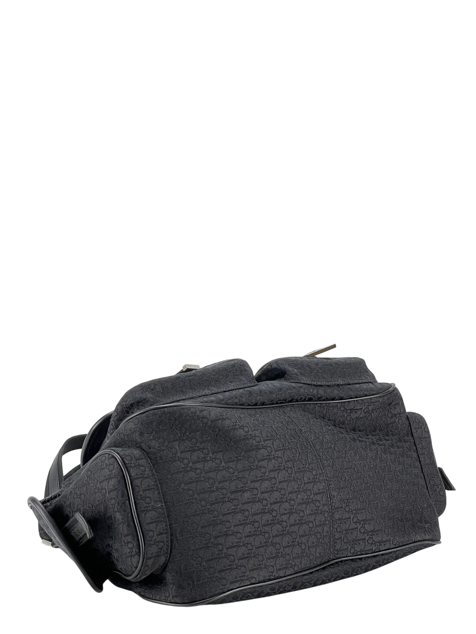 CHRISTIAN DIOR -  Black Canvas Christian Dior Handbag