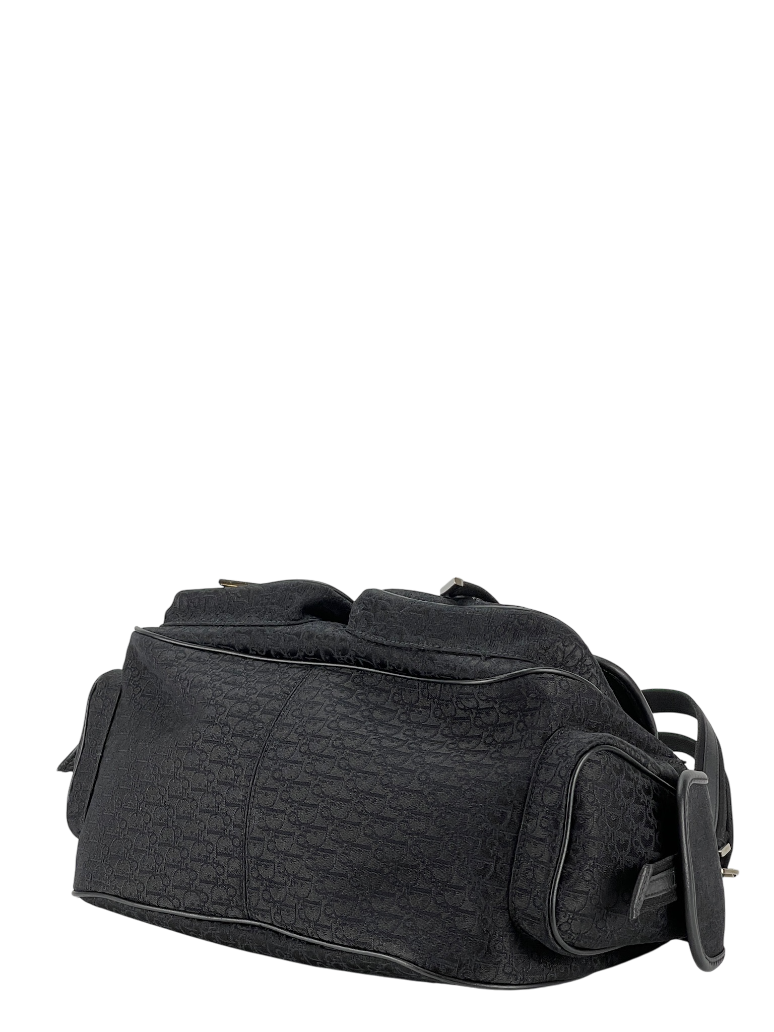 CHRISTIAN DIOR -  Black Canvas Christian Dior Handbag