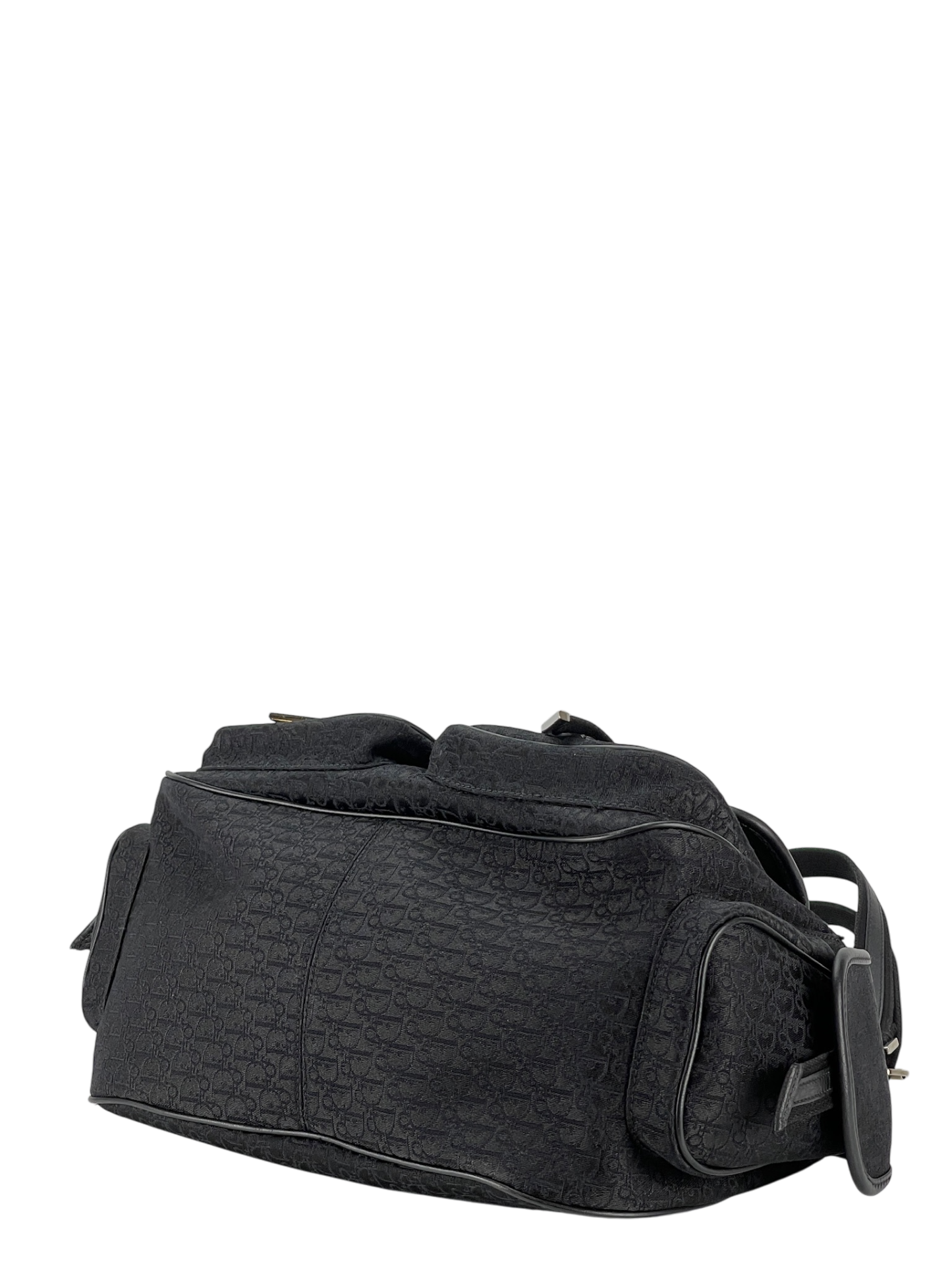 CHRISTIAN DIOR -  Black Canvas Christian Dior Handbag