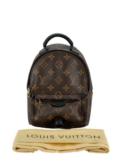 LOUIS VUITTON - Brown Canvas Monogram Mini Palm Springs