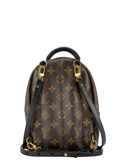 LOUIS VUITTON - Brown Canvas Monogram Mini Palm Springs