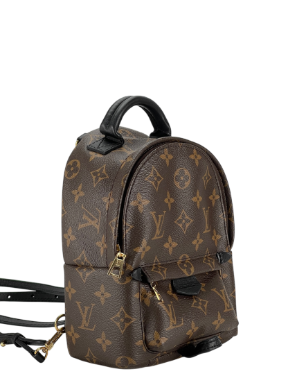 LOUIS VUITTON - Brown Canvas Monogram Mini Palm Springs