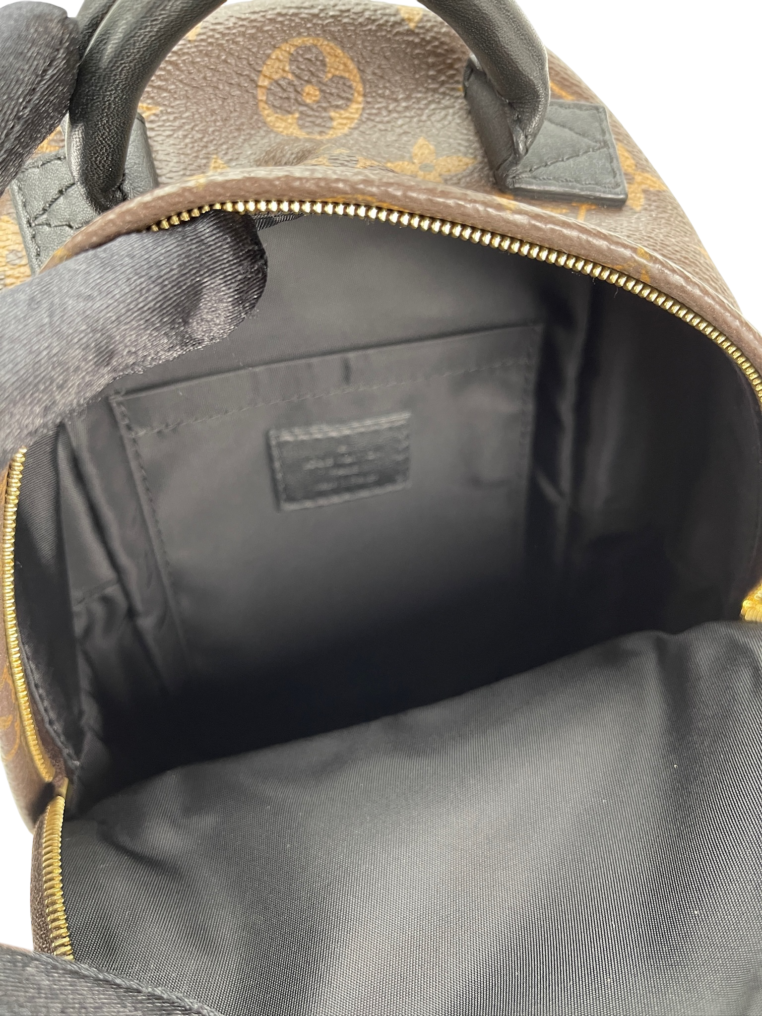 LOUIS VUITTON - Brown Canvas Monogram Mini Palm Springs