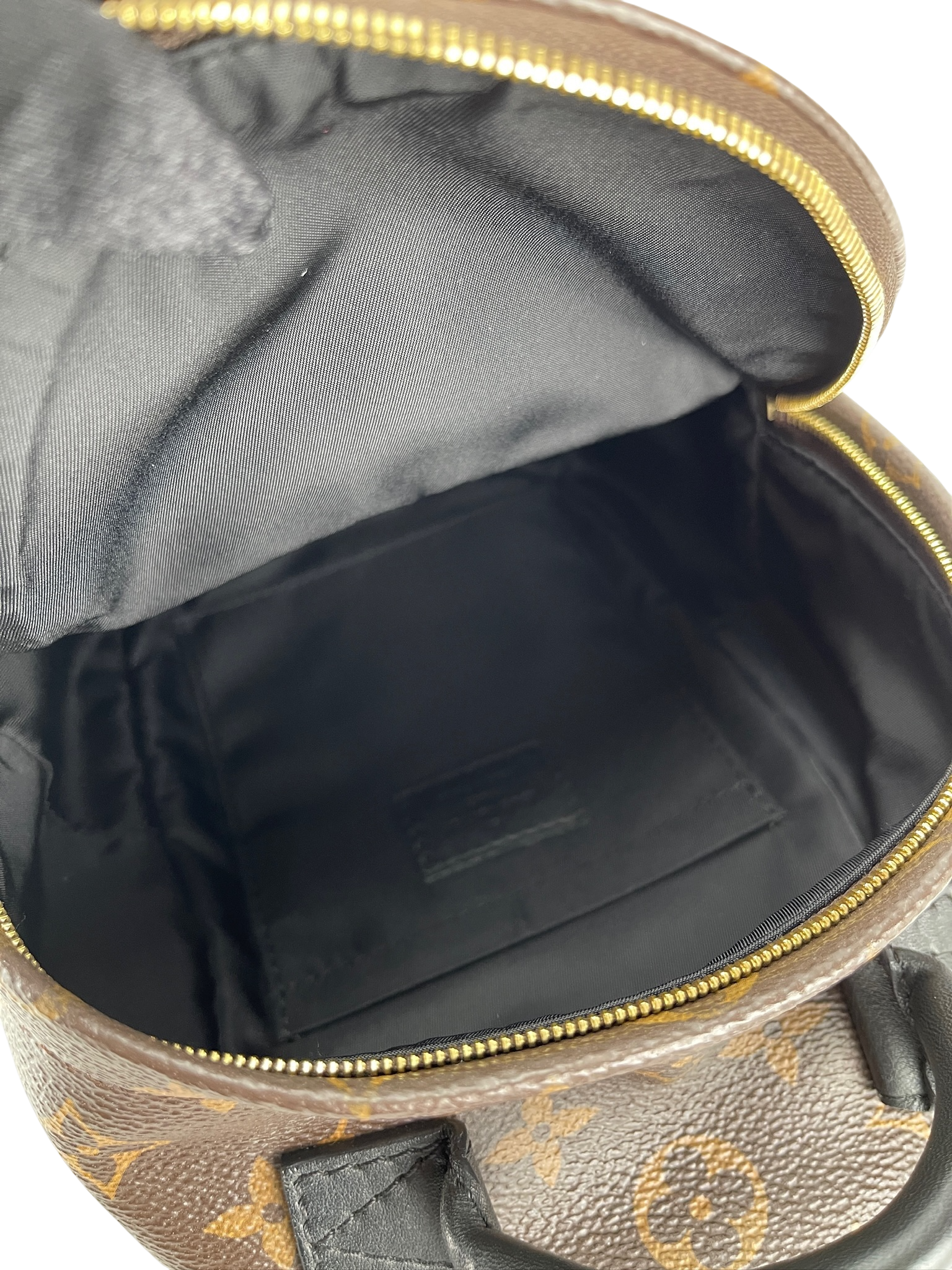 LOUIS VUITTON - Brown Canvas Monogram Mini Palm Springs