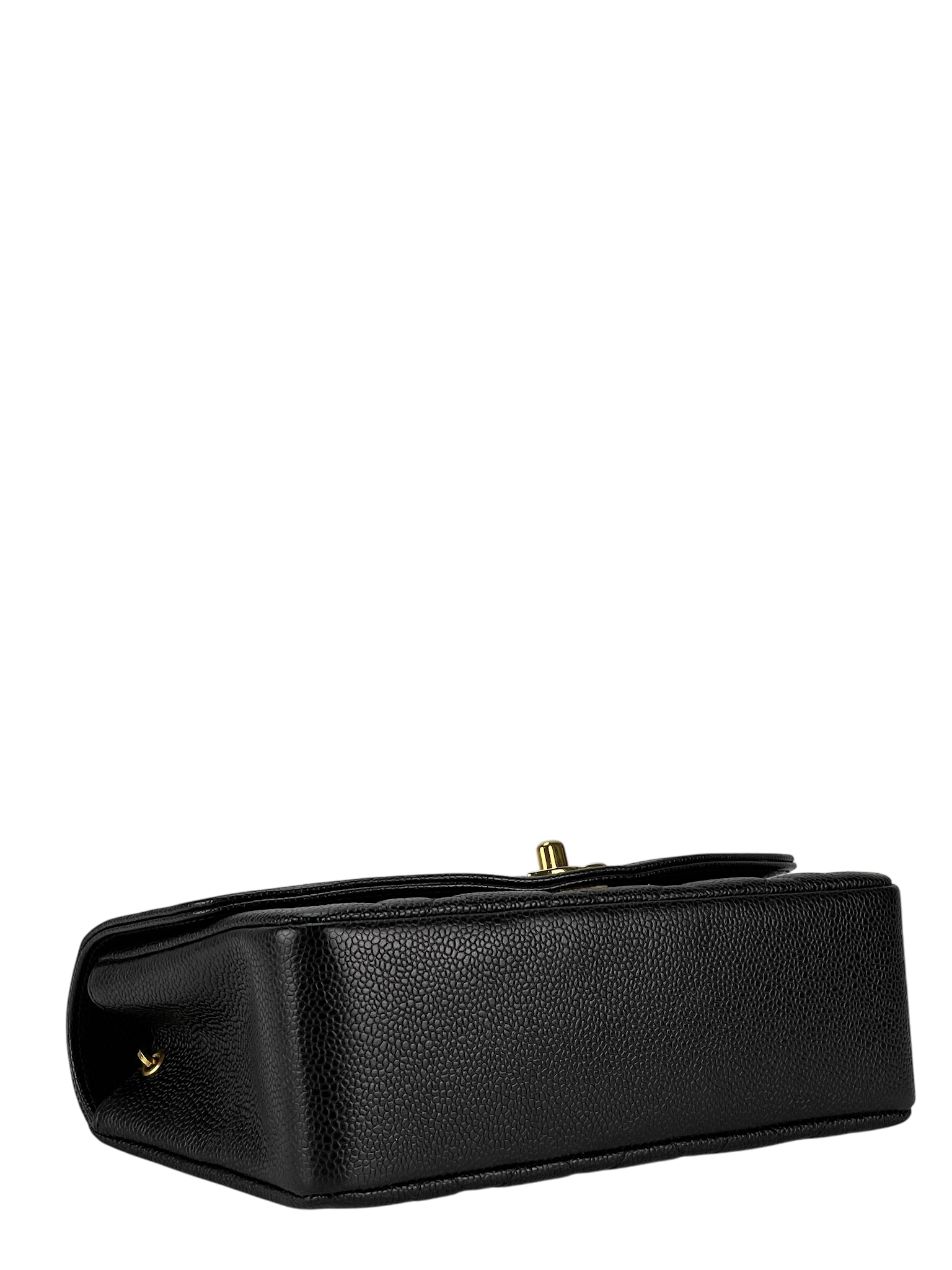 CHANEL -  Black Caviar Small Diana Chain Shoulder Bag