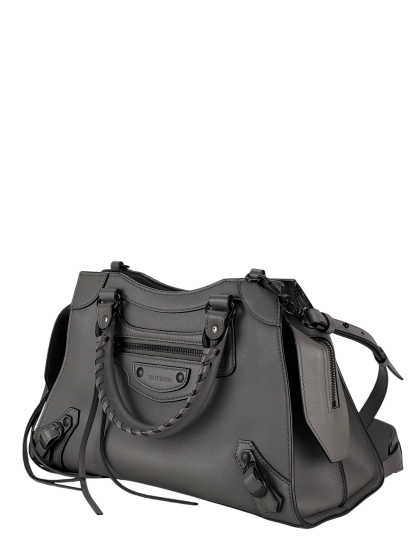 BALENCIAGA - Grey Calfskin Neo Classic City Mini Bag