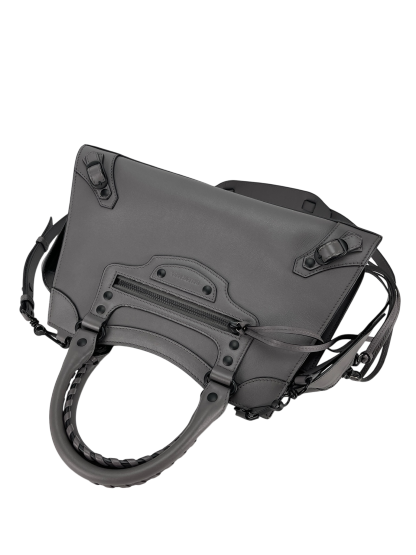 BALENCIAGA - Grey Calfskin Neo Classic City Mini Bag