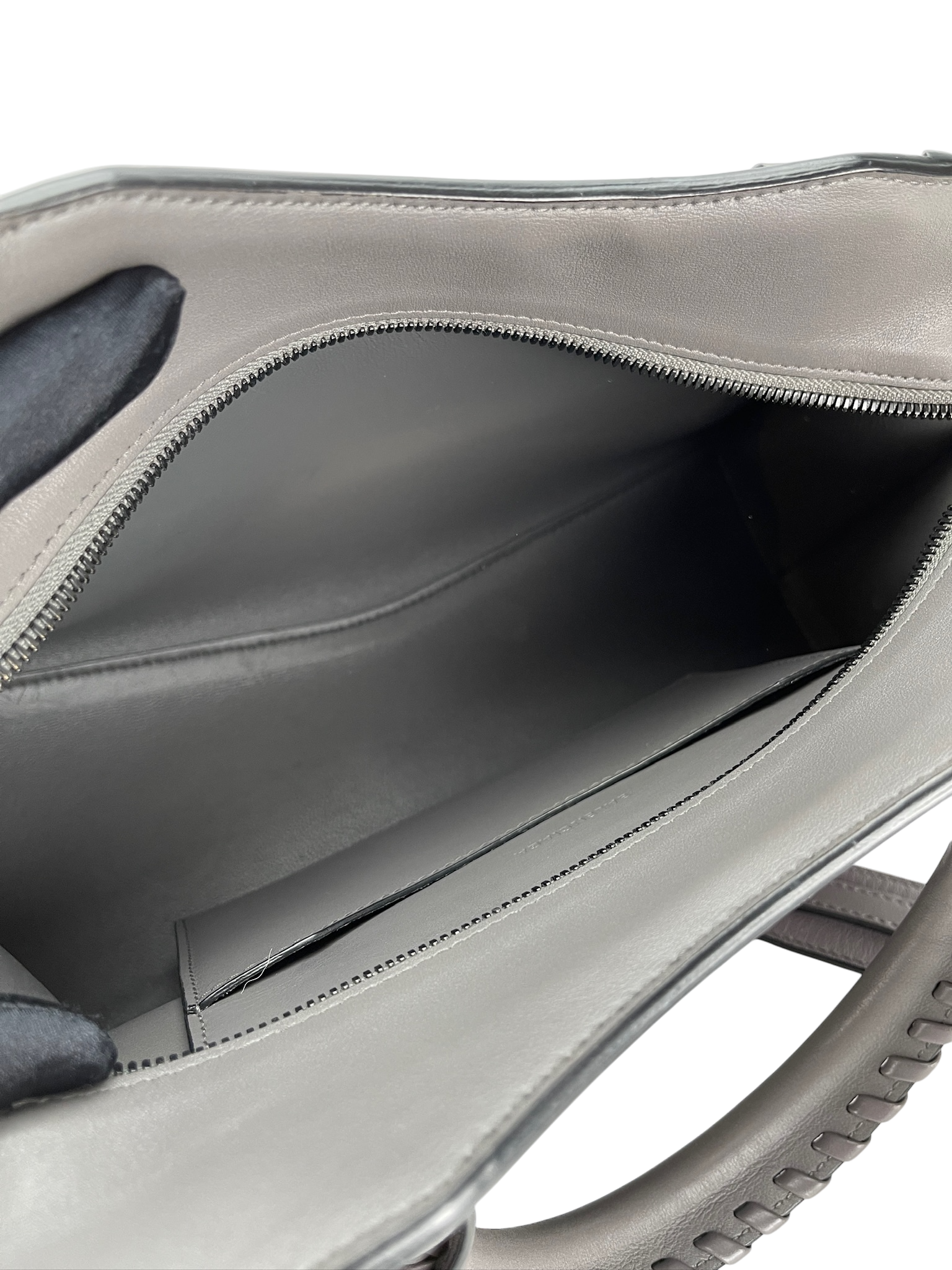 BALENCIAGA - Grey Calfskin Neo Classic City Mini Bag