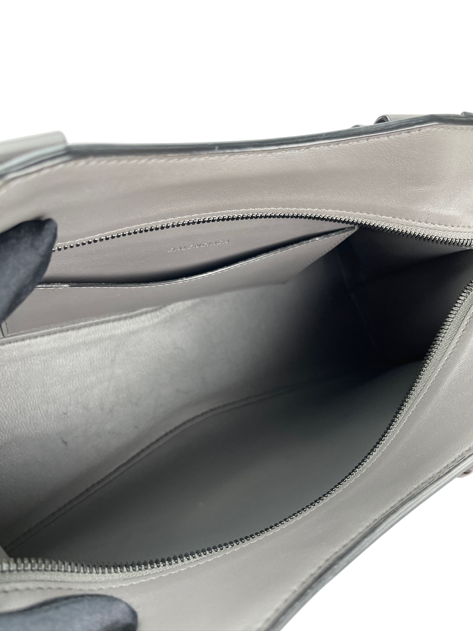 BALENCIAGA - Grey Calfskin Neo Classic City Mini Bag