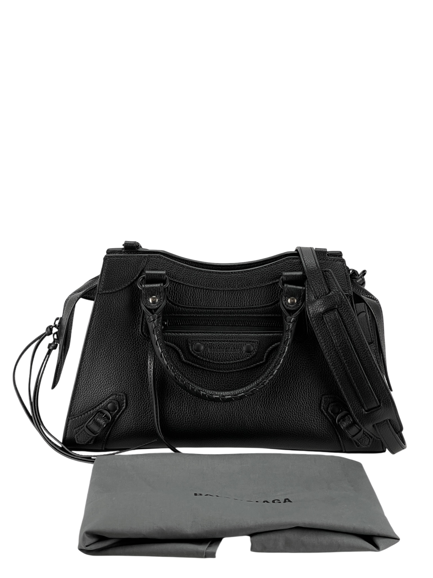 BALENCIAGA - Black Calfskin Neo Classic City Mini Bag