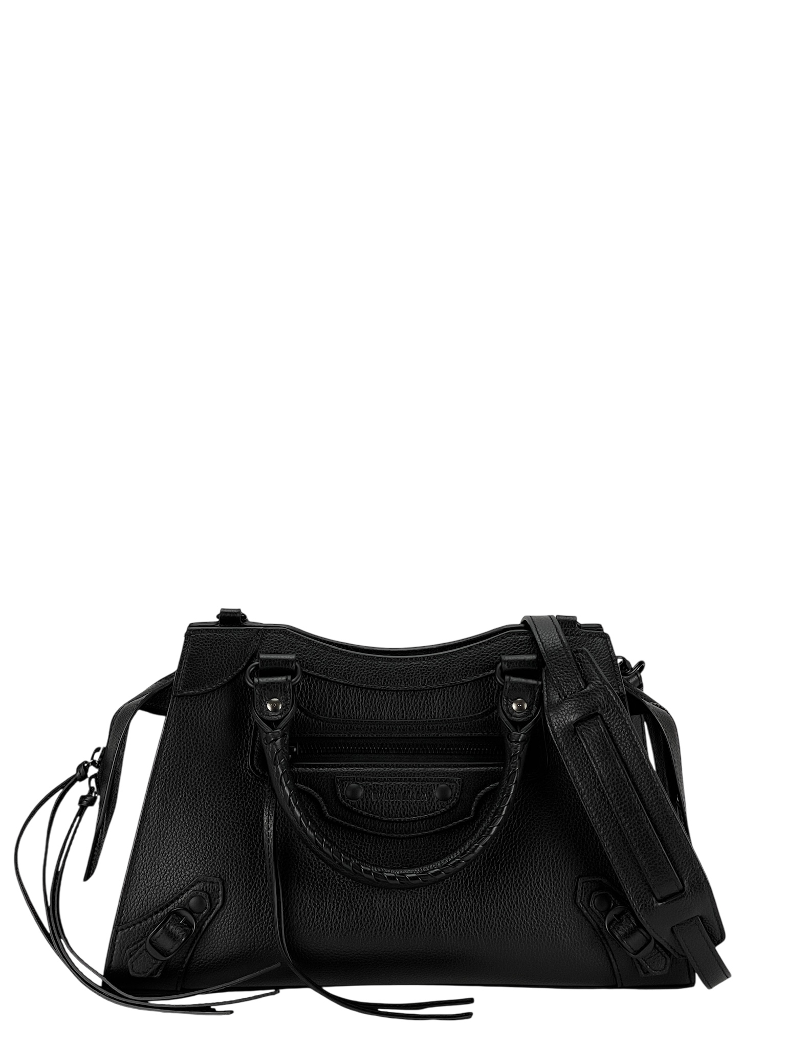 BALENCIAGA - Black Calfskin Neo Classic City Mini Bag – Camellia 