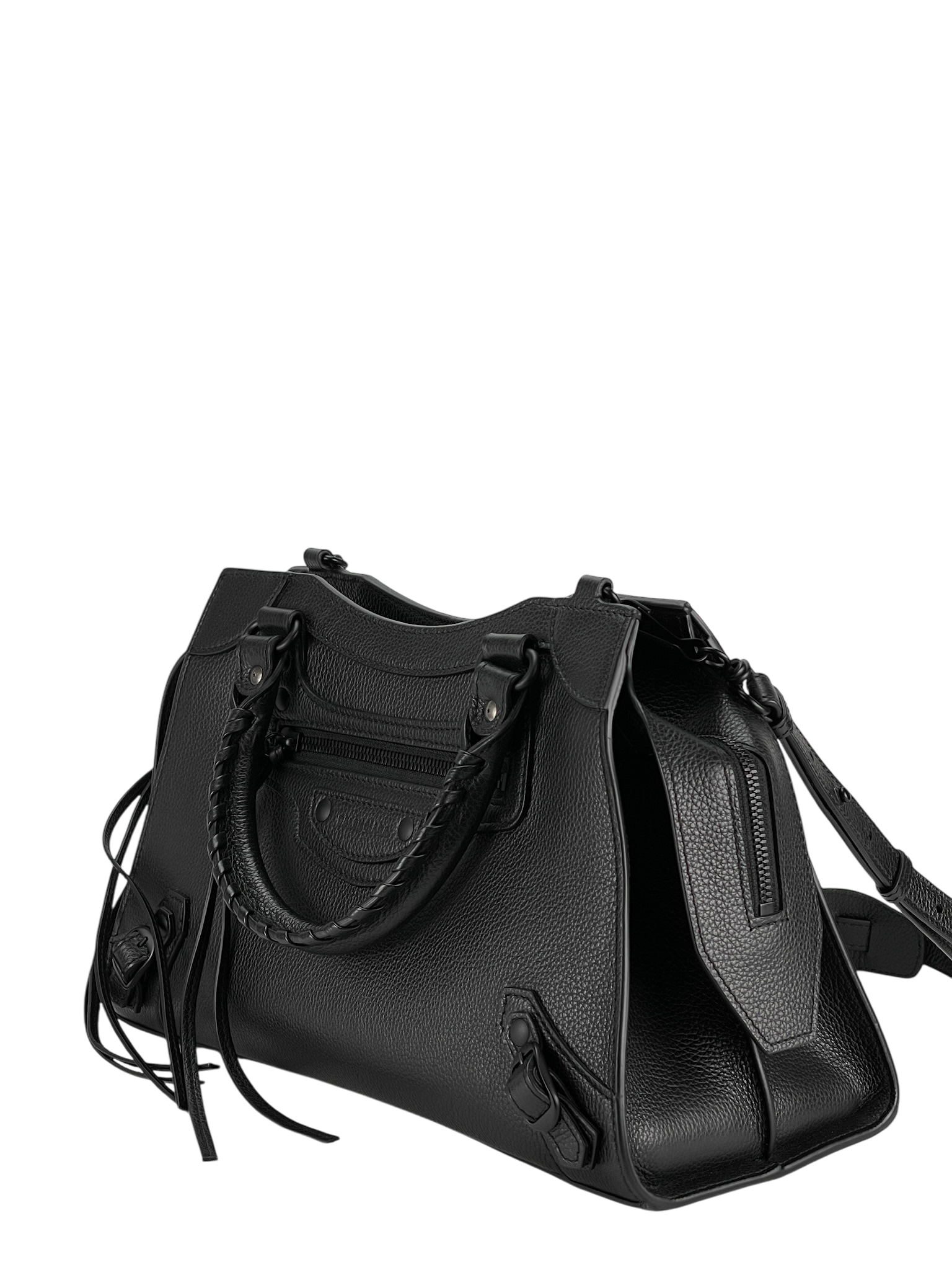 BALENCIAGA - Black Calfskin Neo Classic City Mini Bag