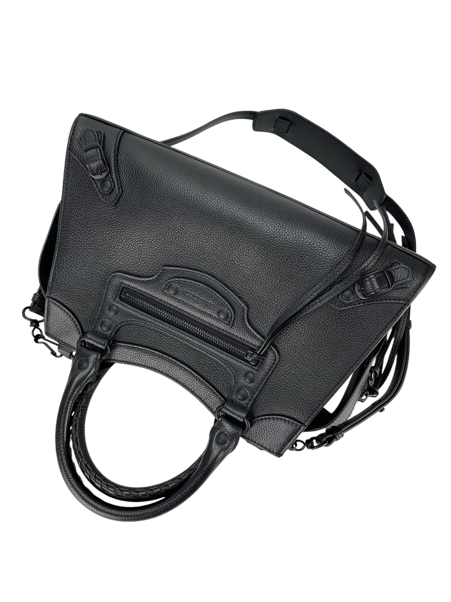 BALENCIAGA - Black Calfskin Neo Classic City Mini Bag