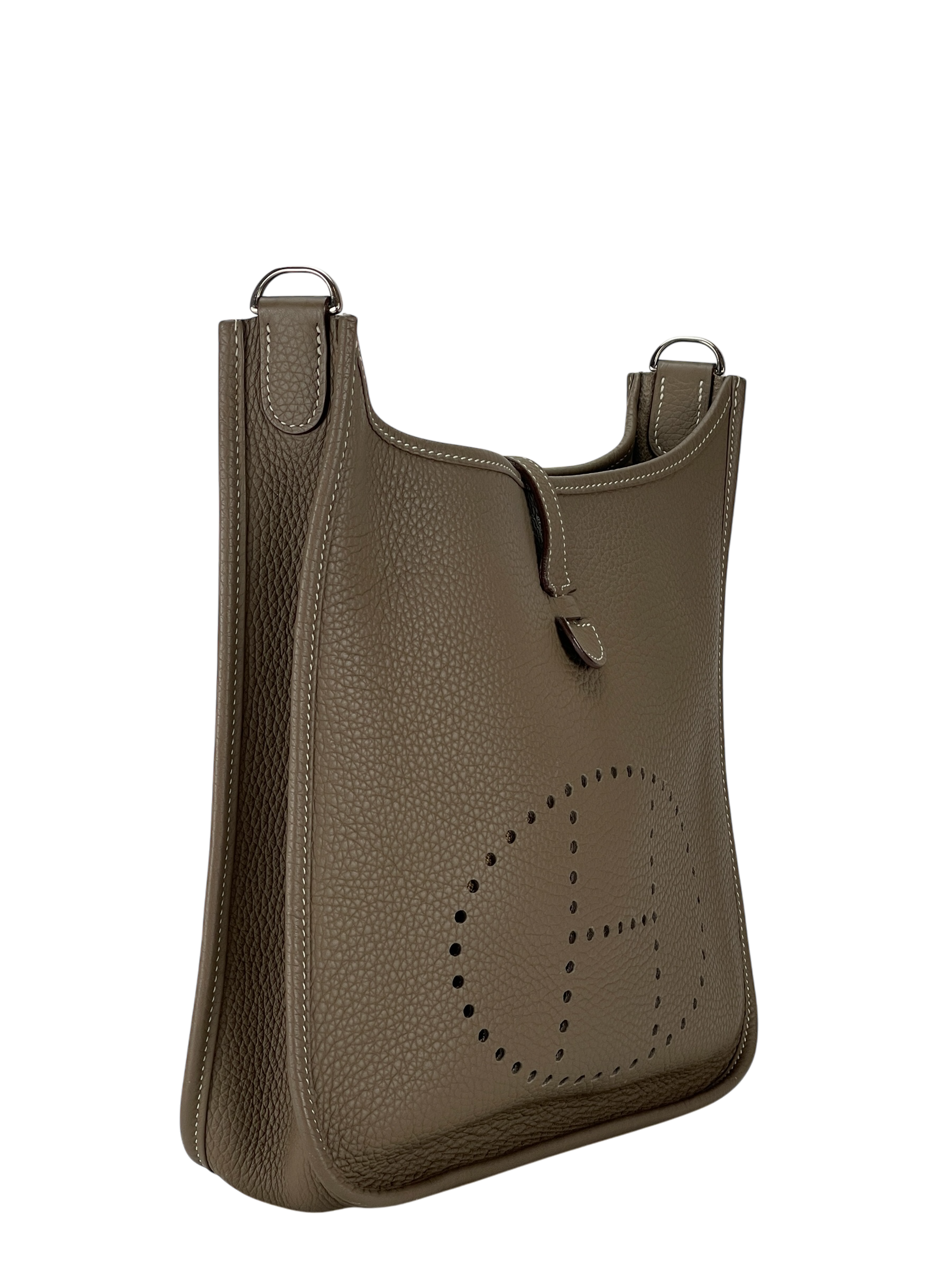 HERMES - Evelyne PM Evelyne 29 Etoupe Clemence Palladium Hardware