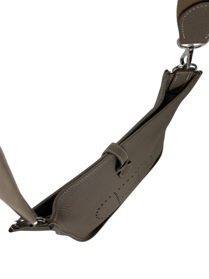 HERMES - Evelyne PM Evelyne 29 Etoupe Clemence Palladium Hardware