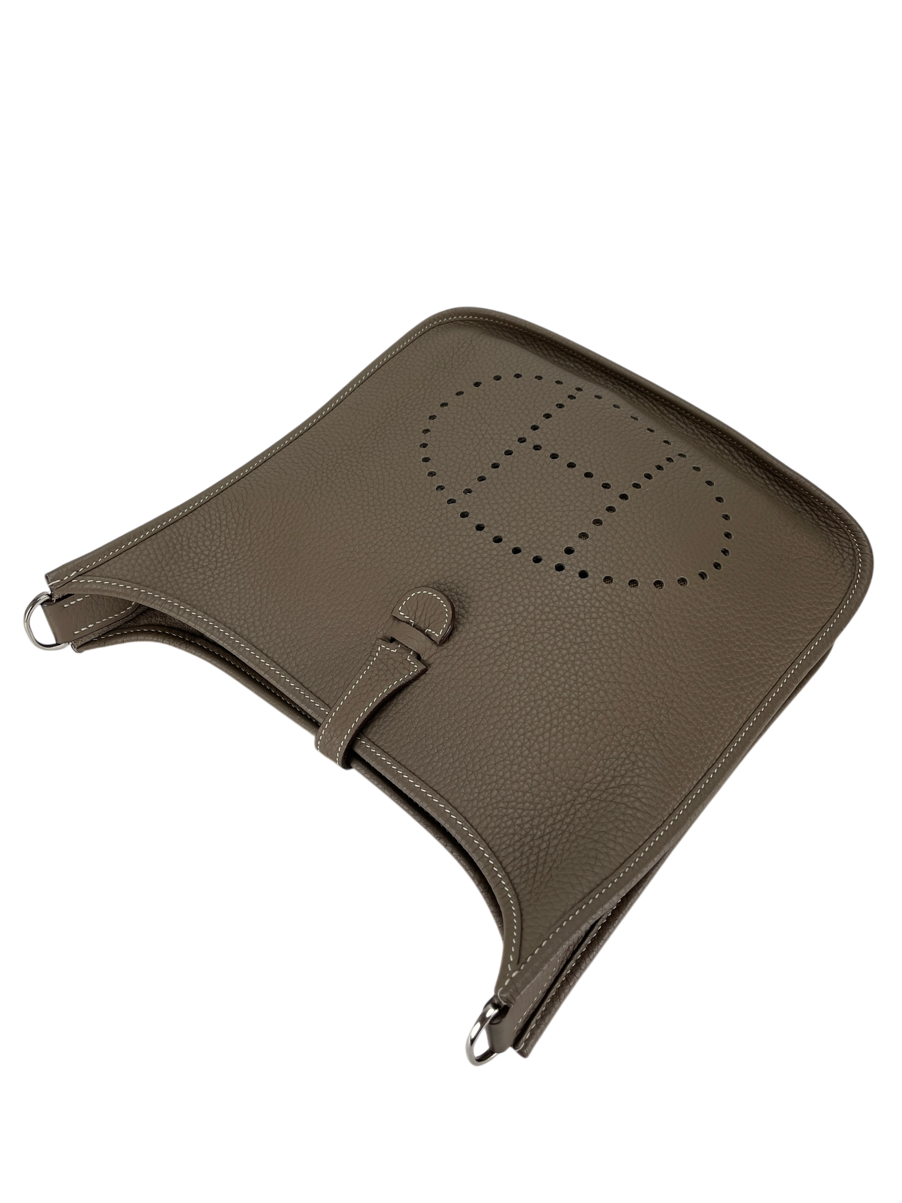 HERMES - Evelyne PM Evelyne 29 Etoupe Clemence Palladium Hardware