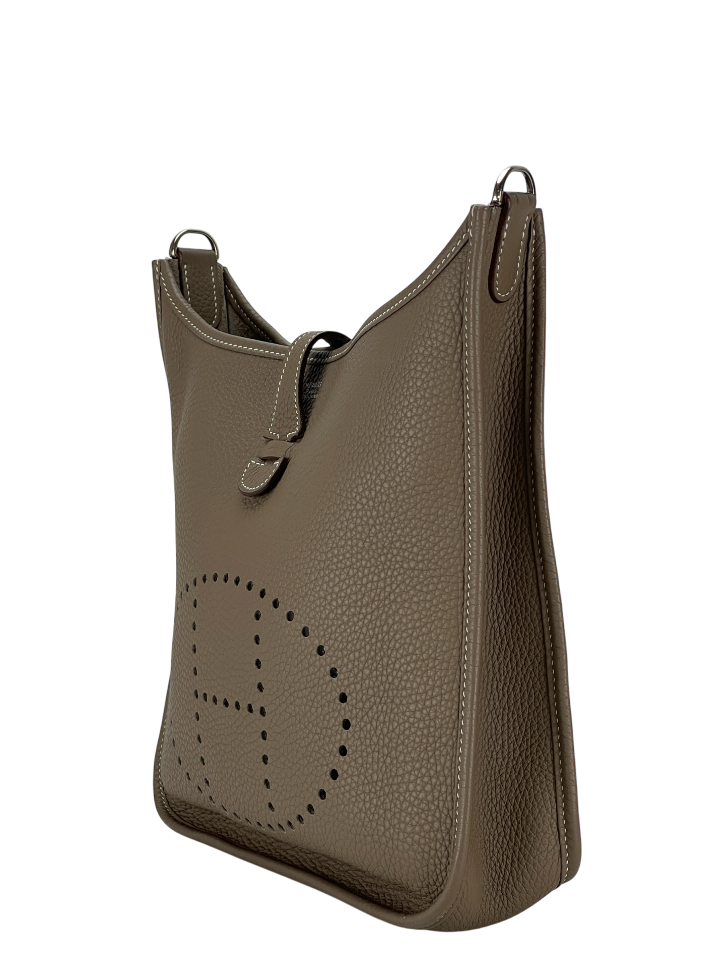 HERMES - Evelyne PM Evelyne 29 Etoupe Clemence Palladium Hardware