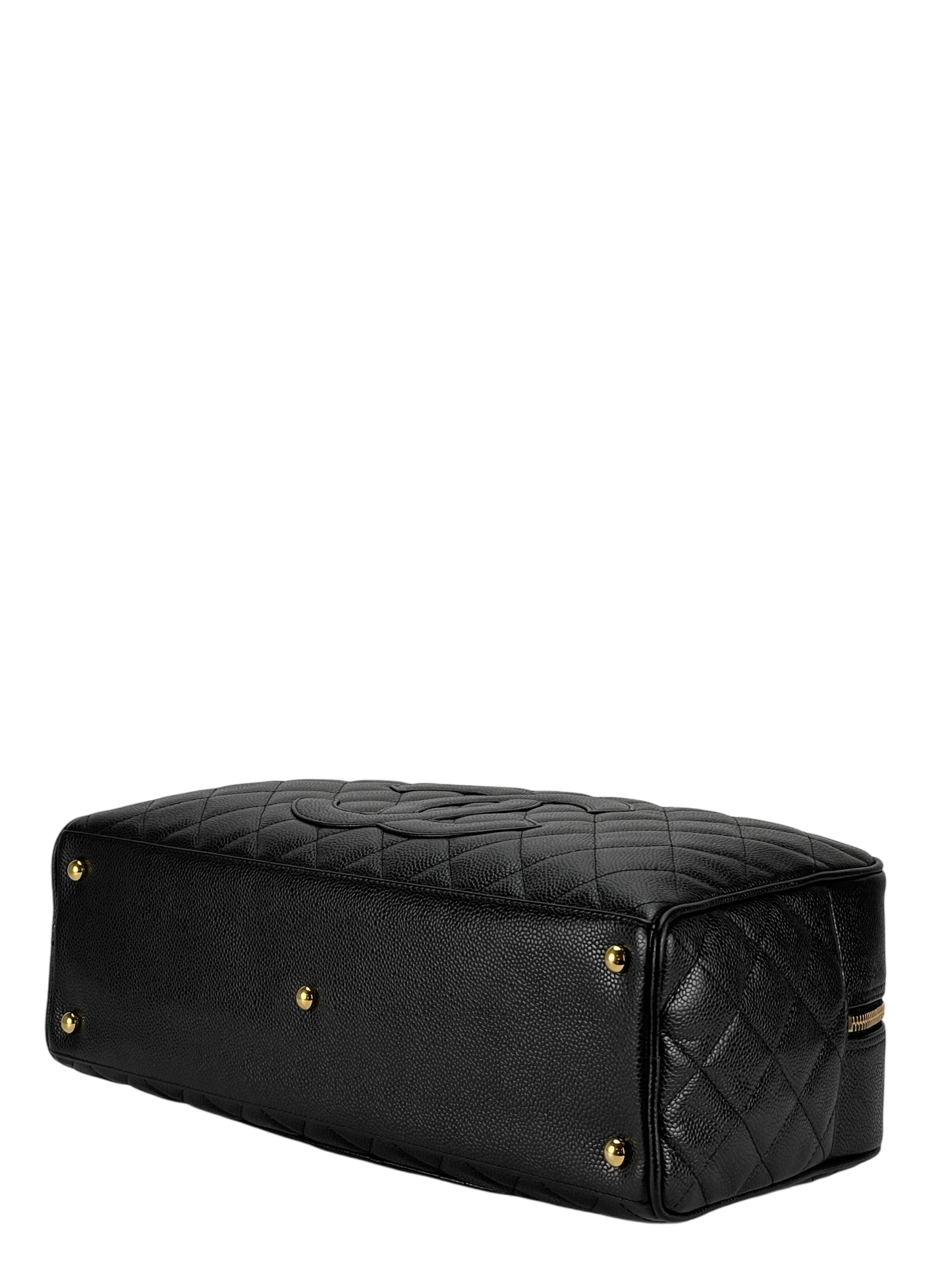 CHANEL - Black Caviar Bowling Hand Bag