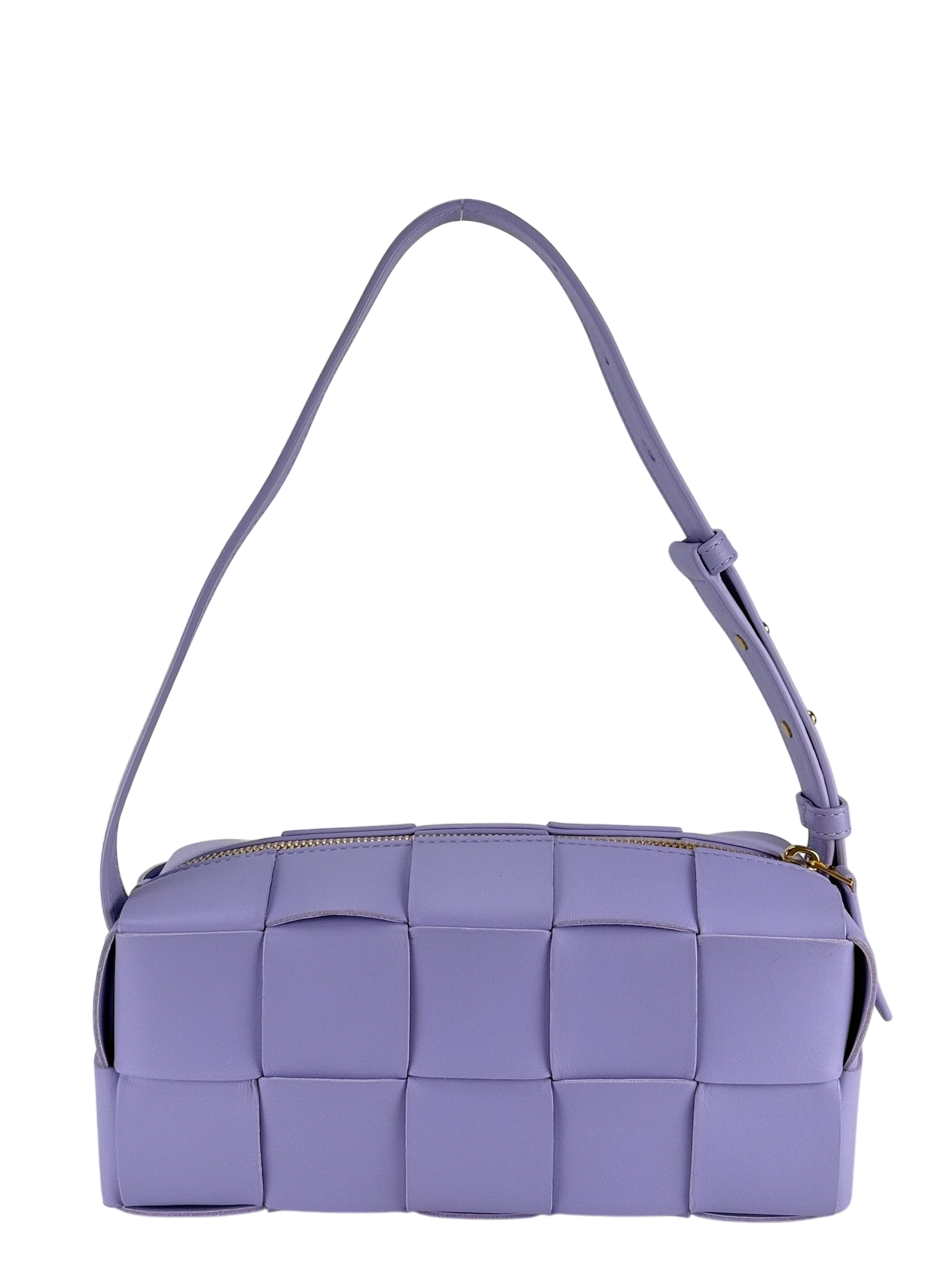 BOTTEGA VENETA - Purple Maxi Intrecciato Leather Shoulder Bag