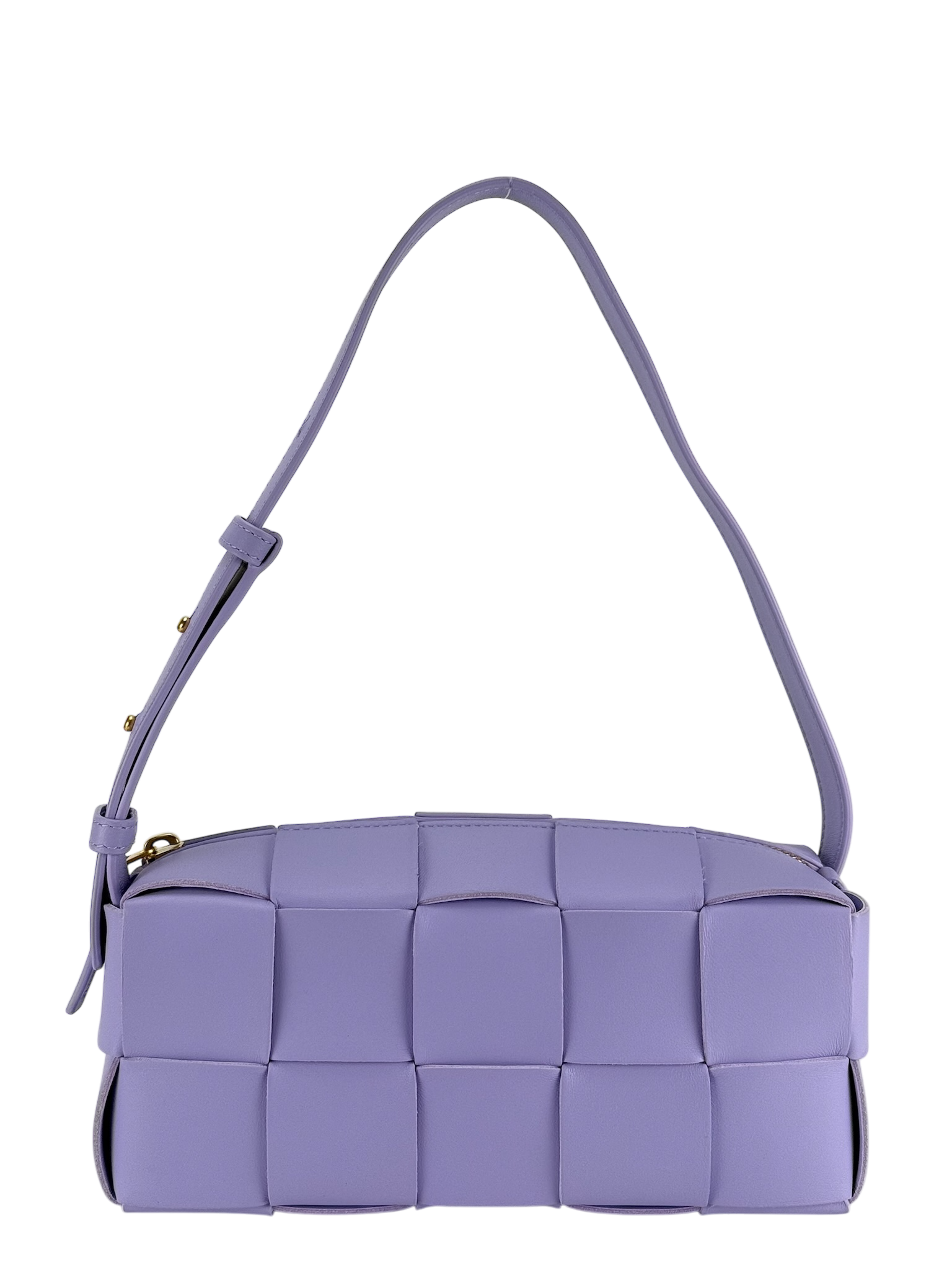 BOTTEGA VENETA - Purple Maxi Intrecciato Leather Shoulder Bag