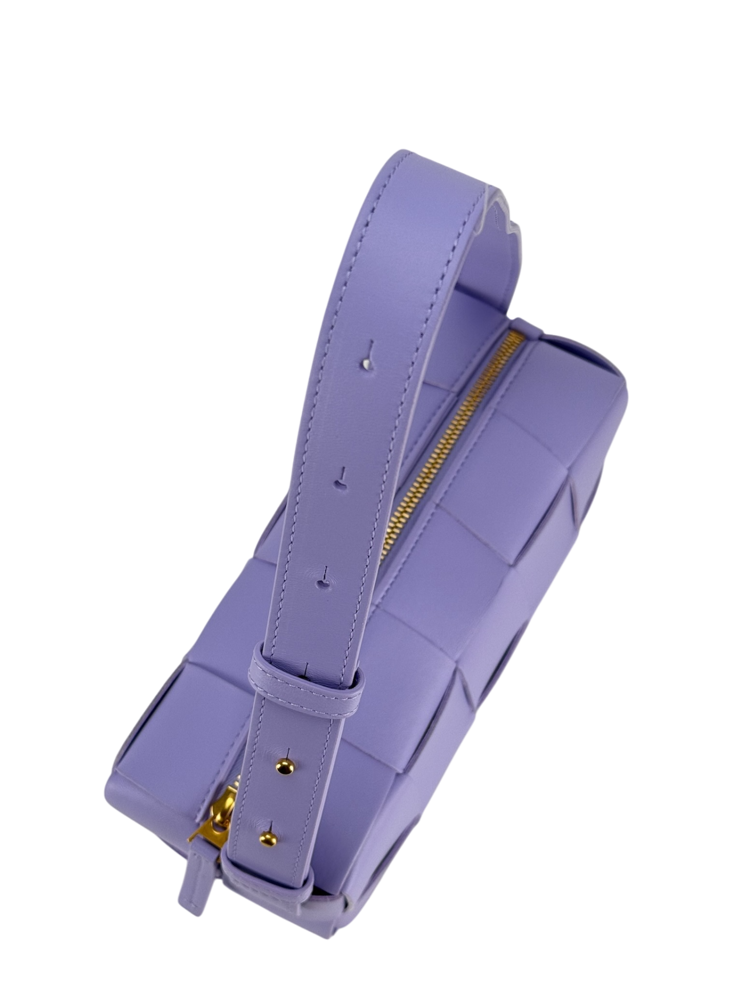 BOTTEGA VENETA - Purple Maxi Intrecciato Leather Shoulder Bag