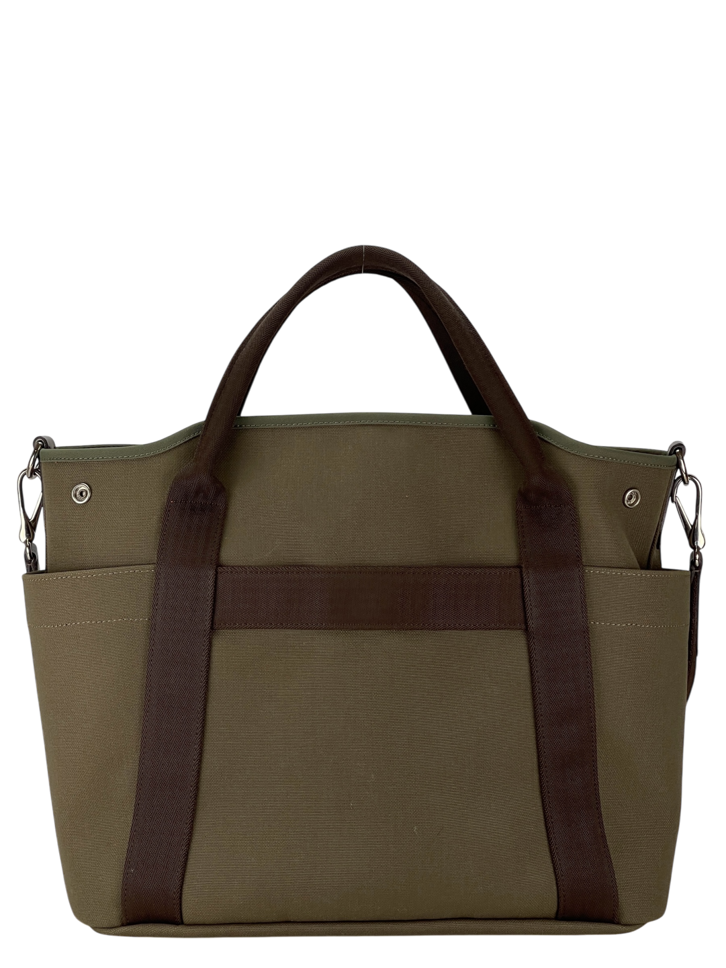 HERMES - Olive green Sac de Pansage groom Tote Bag