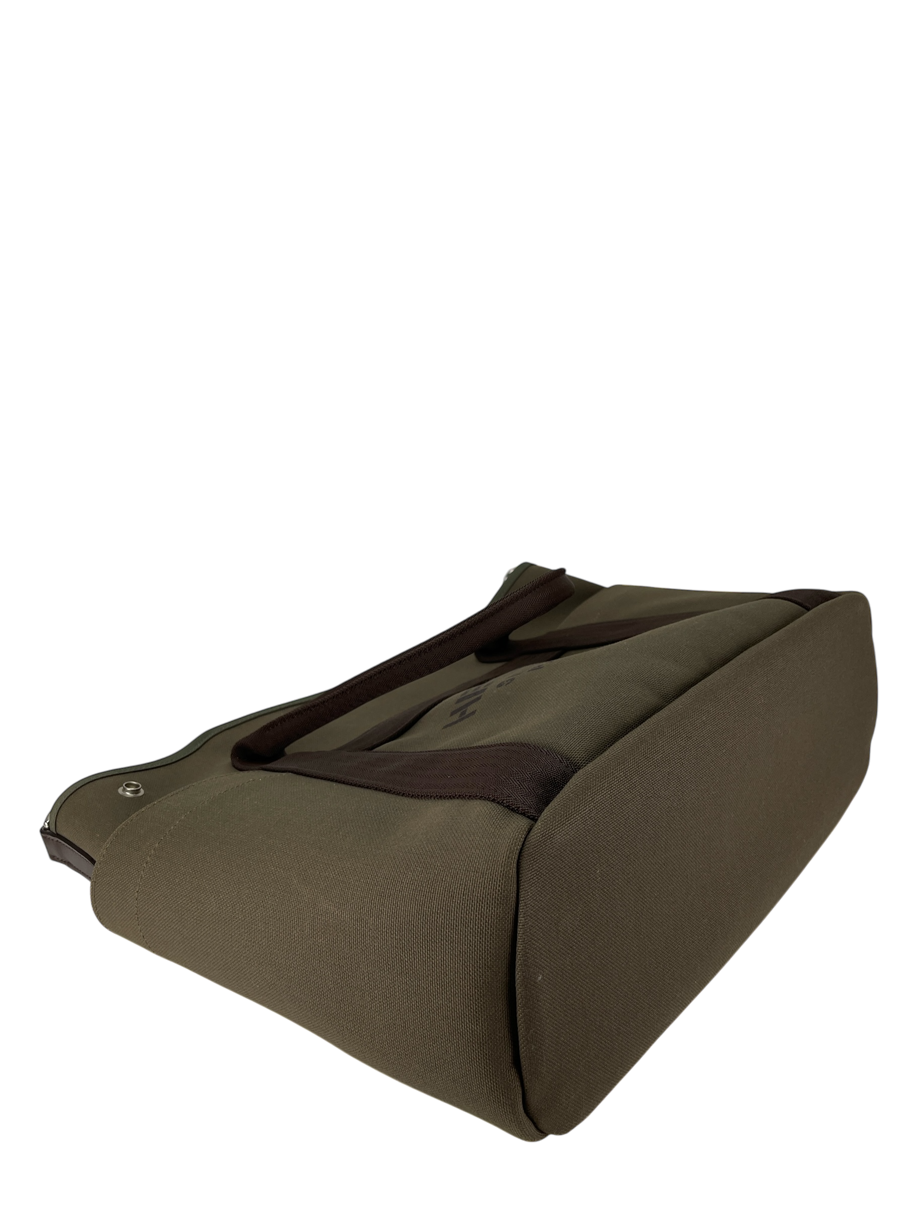 HERMES - Olive green Sac de Pansage groom Tote Bag