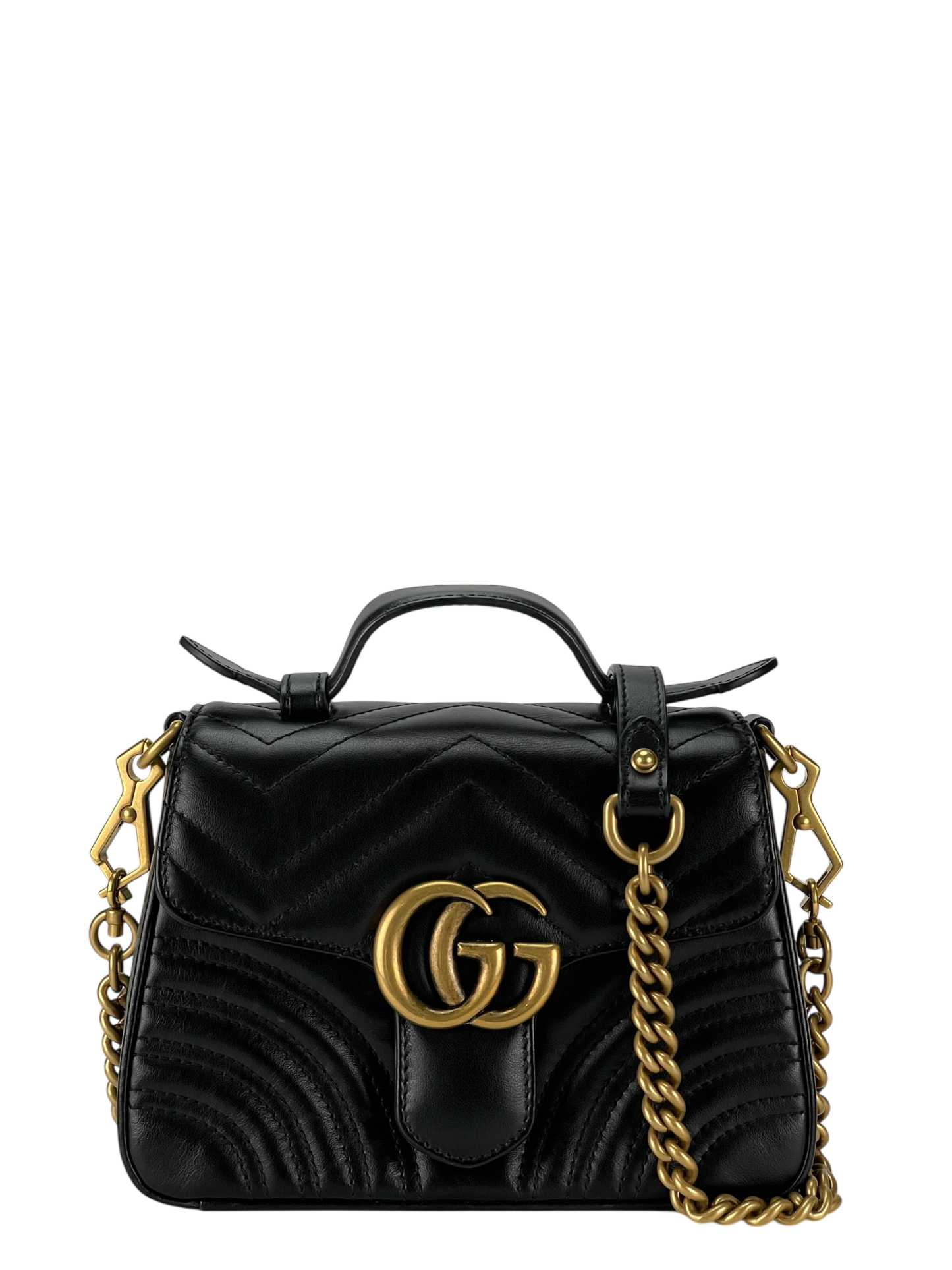 GUCCI - GG Marmont mini top 2way handle bag