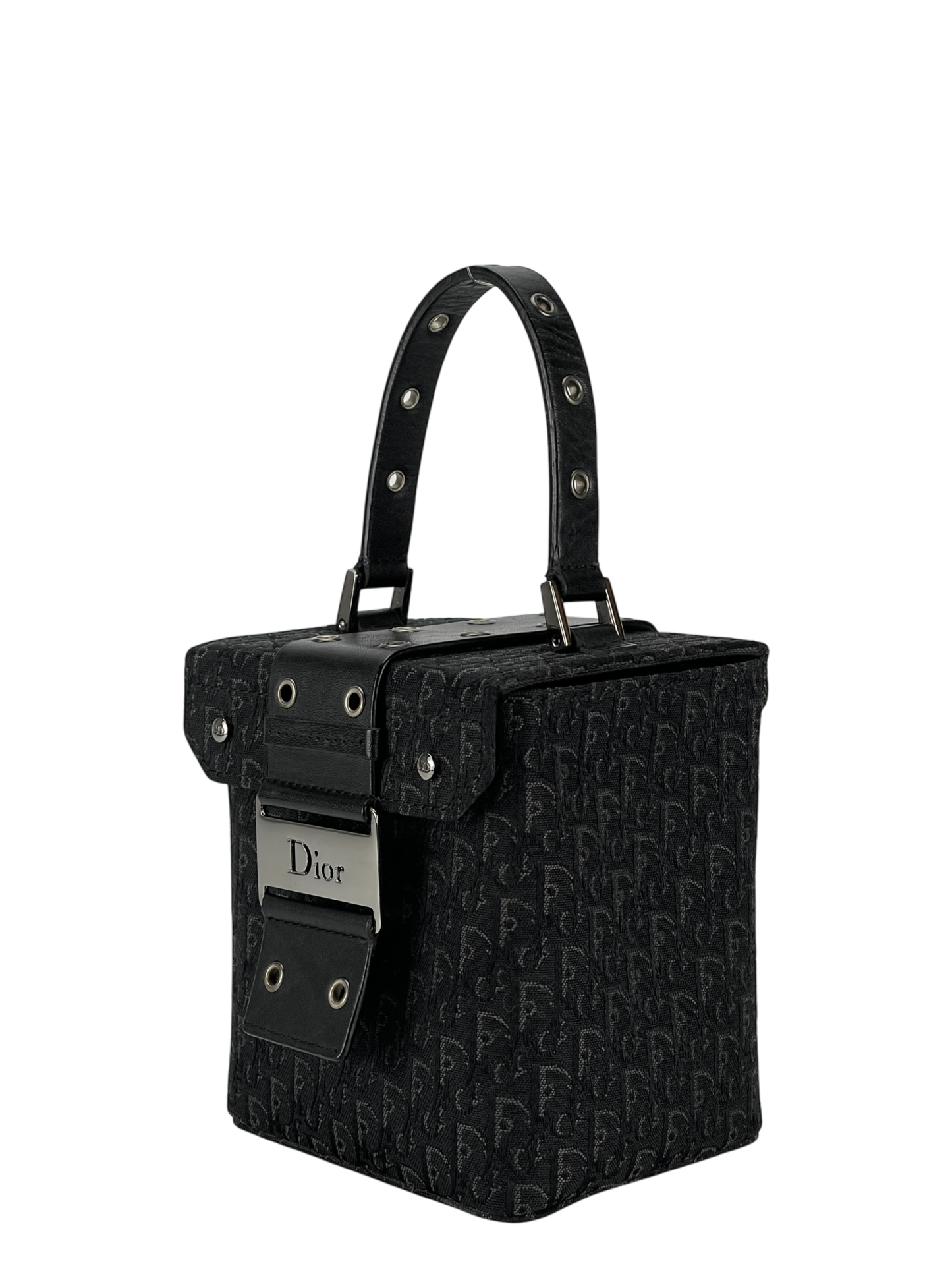 CHRISTIAN DIOR - Black Dior Trotter Vanity Bag