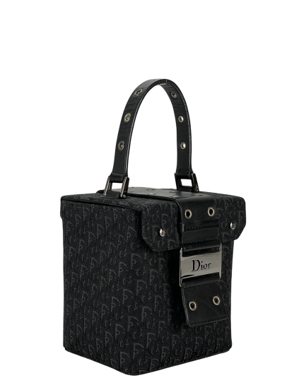 CHRISTIAN DIOR - Black Dior Trotter Vanity Bag