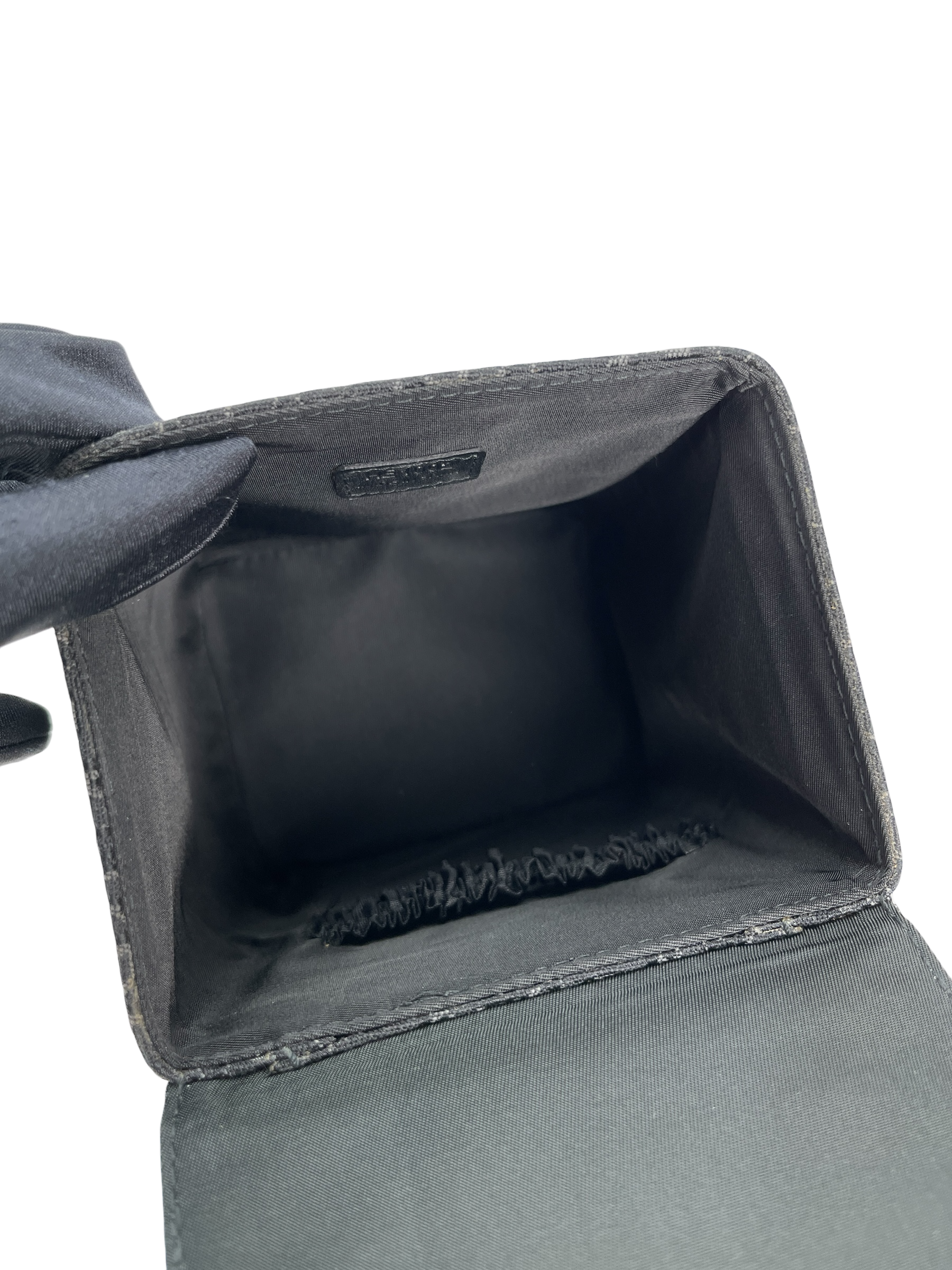 CHRISTIAN DIOR - Black Dior Trotter Vanity Bag
