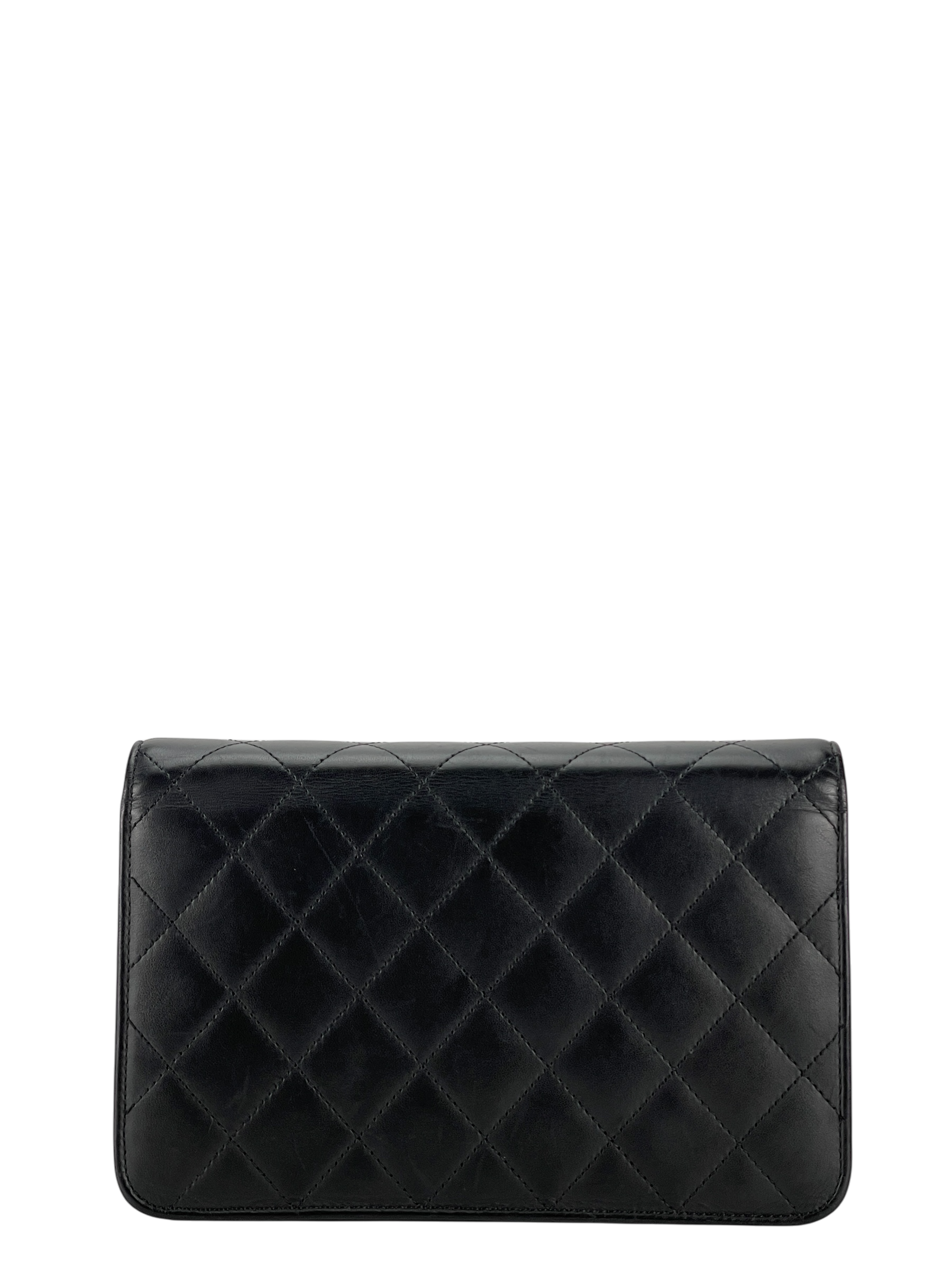 CHANEL - Black Calfskin Cambon Wallet On Chain (WOC)