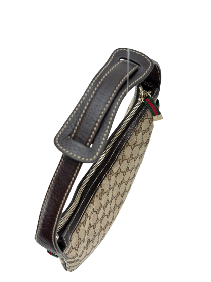 GUCCI - Brown Princess Shelly GG canvas shoulder bag