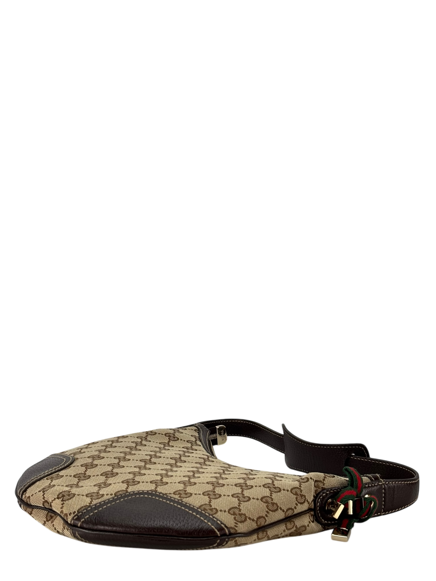 GUCCI - Brown Princess Shelly GG canvas shoulder bag