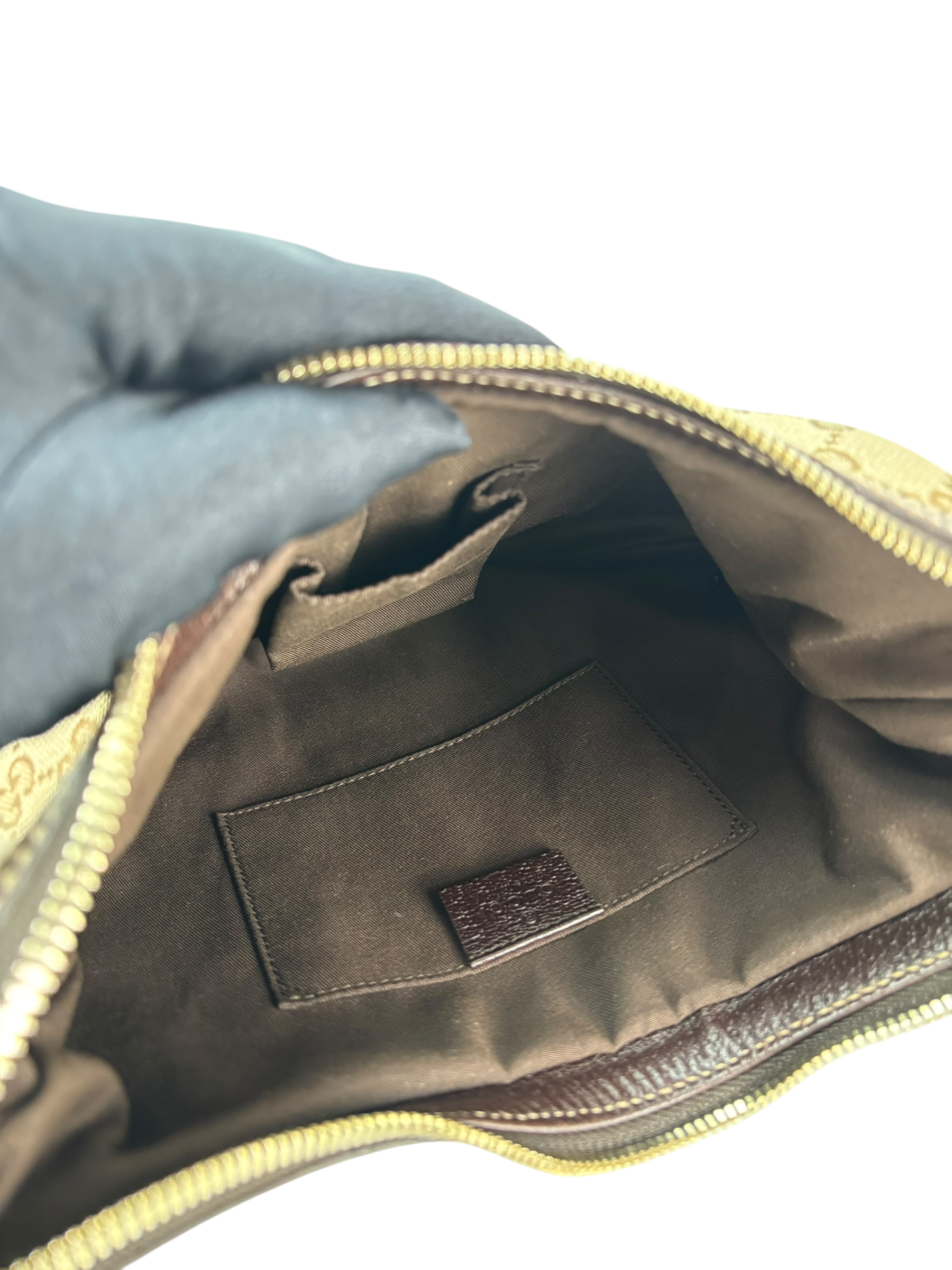 GUCCI - Brown Princess Shelly GG canvas shoulder bag