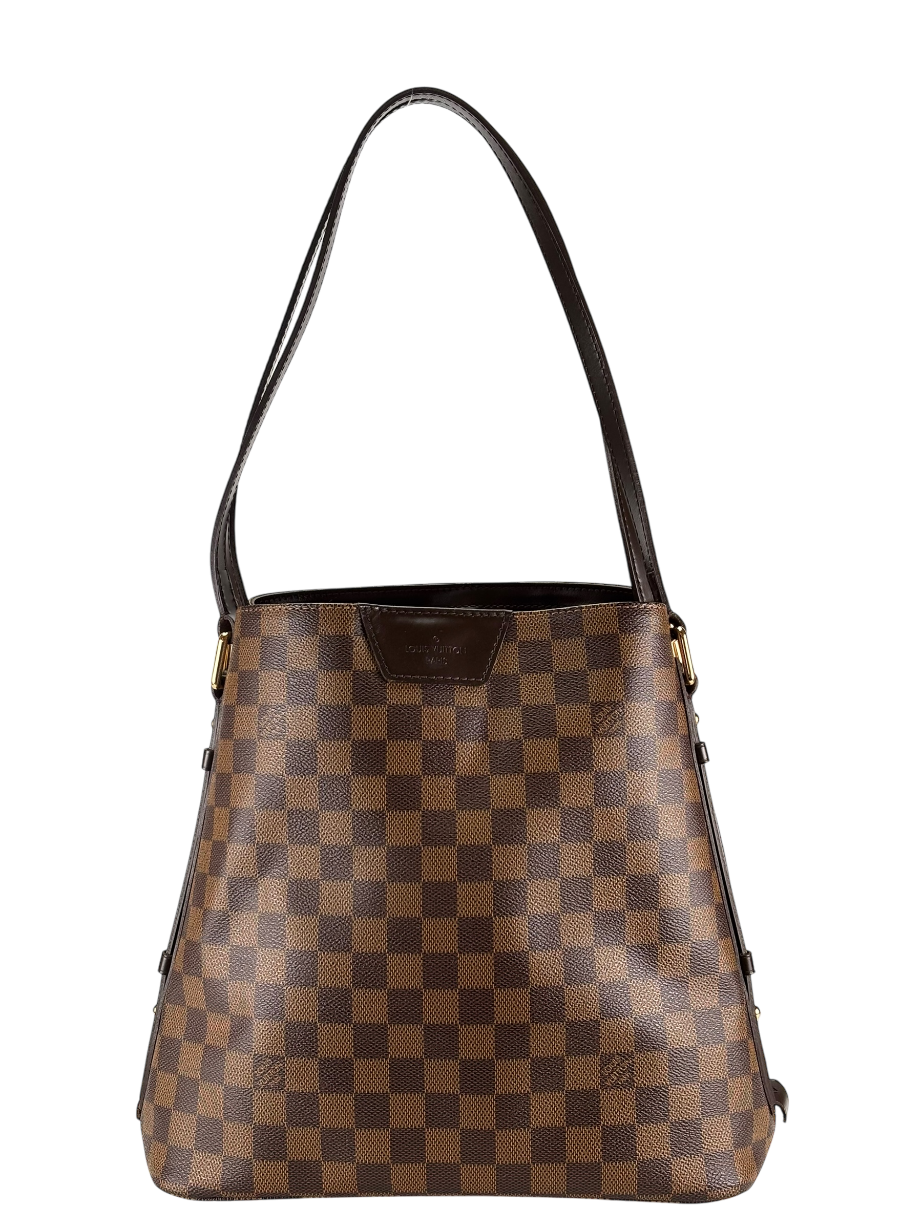 LOUIS VUITTON - Damier Ebene Canvas Cabas Rivington Tote Bucket bag