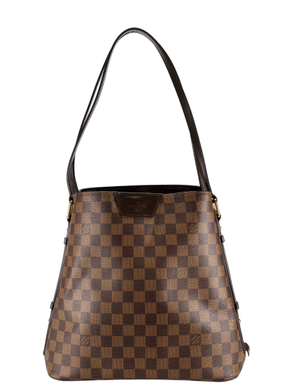 LOUIS VUITTON - Damier Ebene Canvas Cabas Rivington Tote Bucket bag