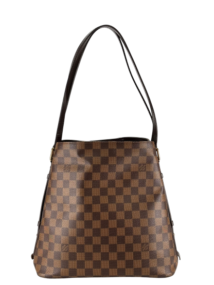 LOUIS VUITTON - Damier Ebene Canvas Cabas Rivington Tote Bucket bag