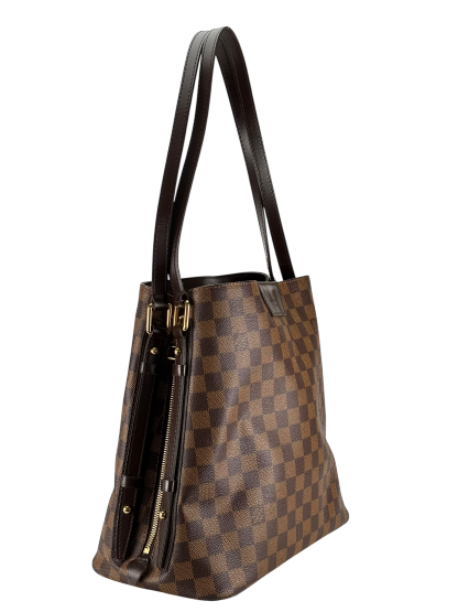 LOUIS VUITTON - Damier Ebene Canvas Cabas Rivington Tote Bucket bag