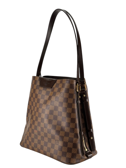 LOUIS VUITTON - Damier Ebene Canvas Cabas Rivington Tote Bucket bag