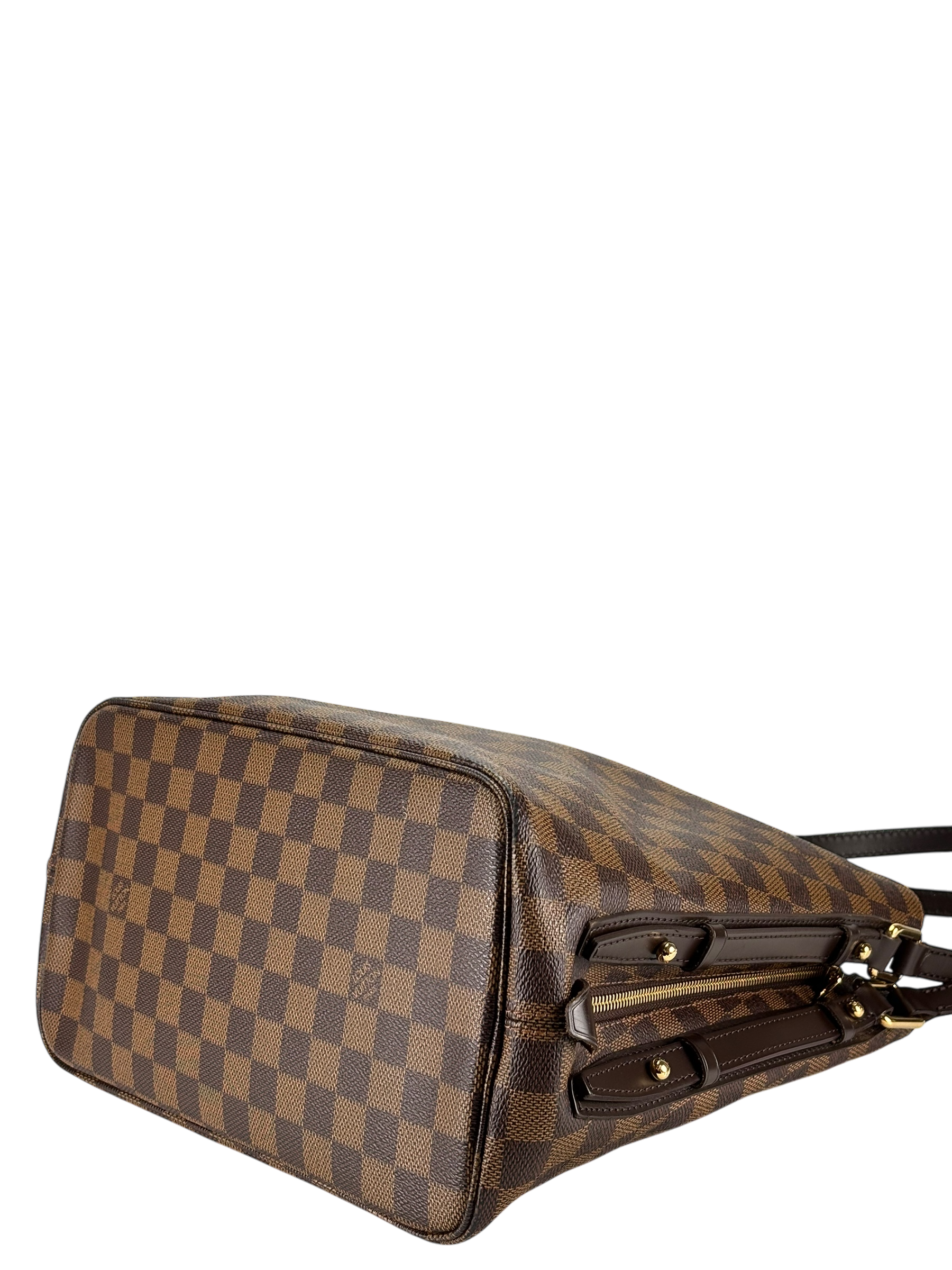 LOUIS VUITTON - Damier Ebene Canvas Cabas Rivington Tote Bucket bag