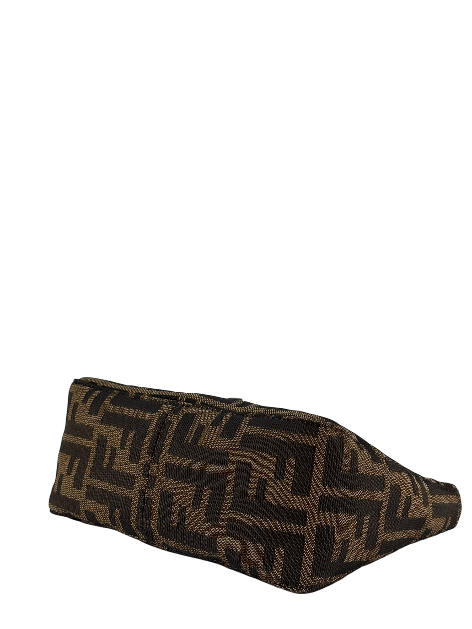 FENDI - Zucca Brown Jacquard Vanity Pouch Bag