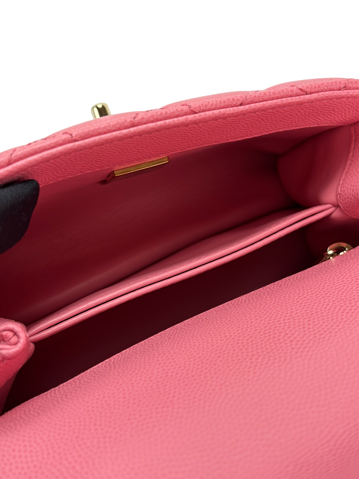 CHANEL - Coco Handle Small Pink Caviar Gold Hardware