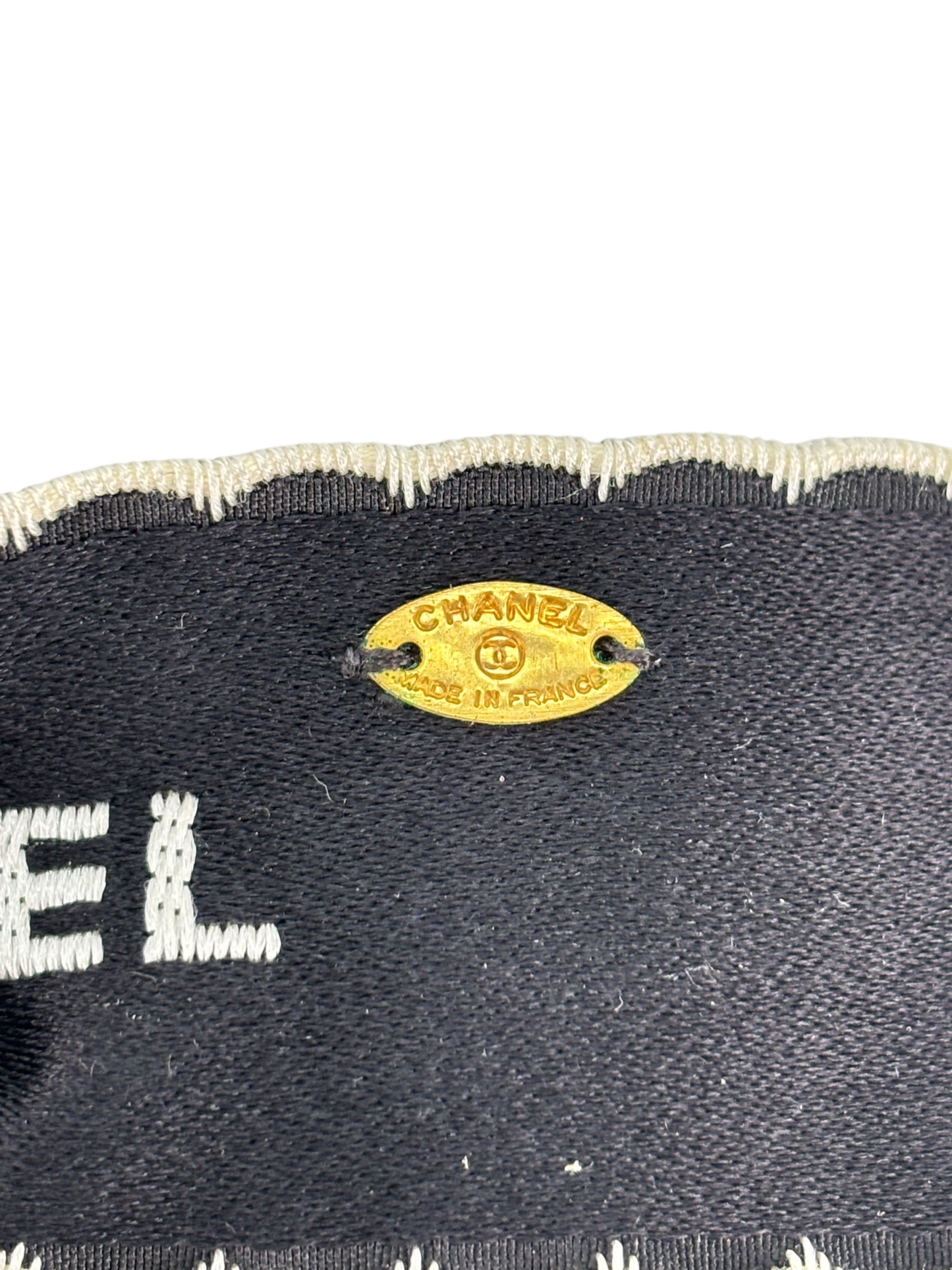 CHANEL - 1970-1980 Black Ribbon Brooch