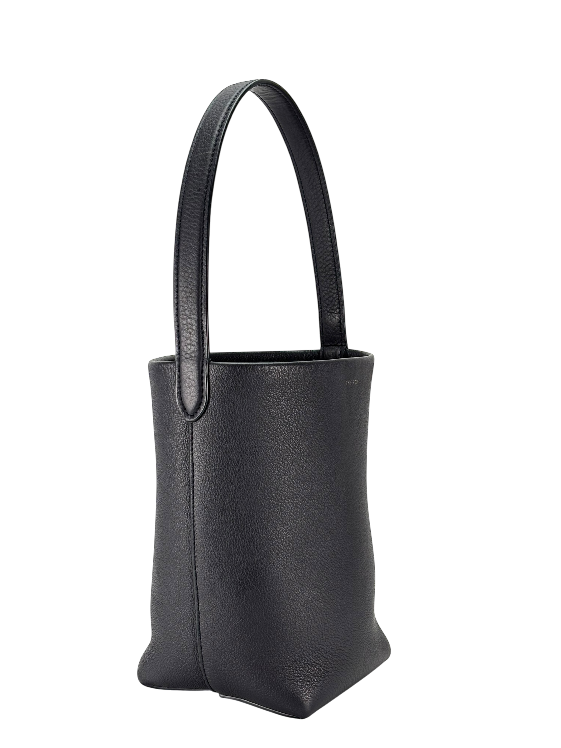 The Row - Navy Medium N/S Park Tote Bag in Leather