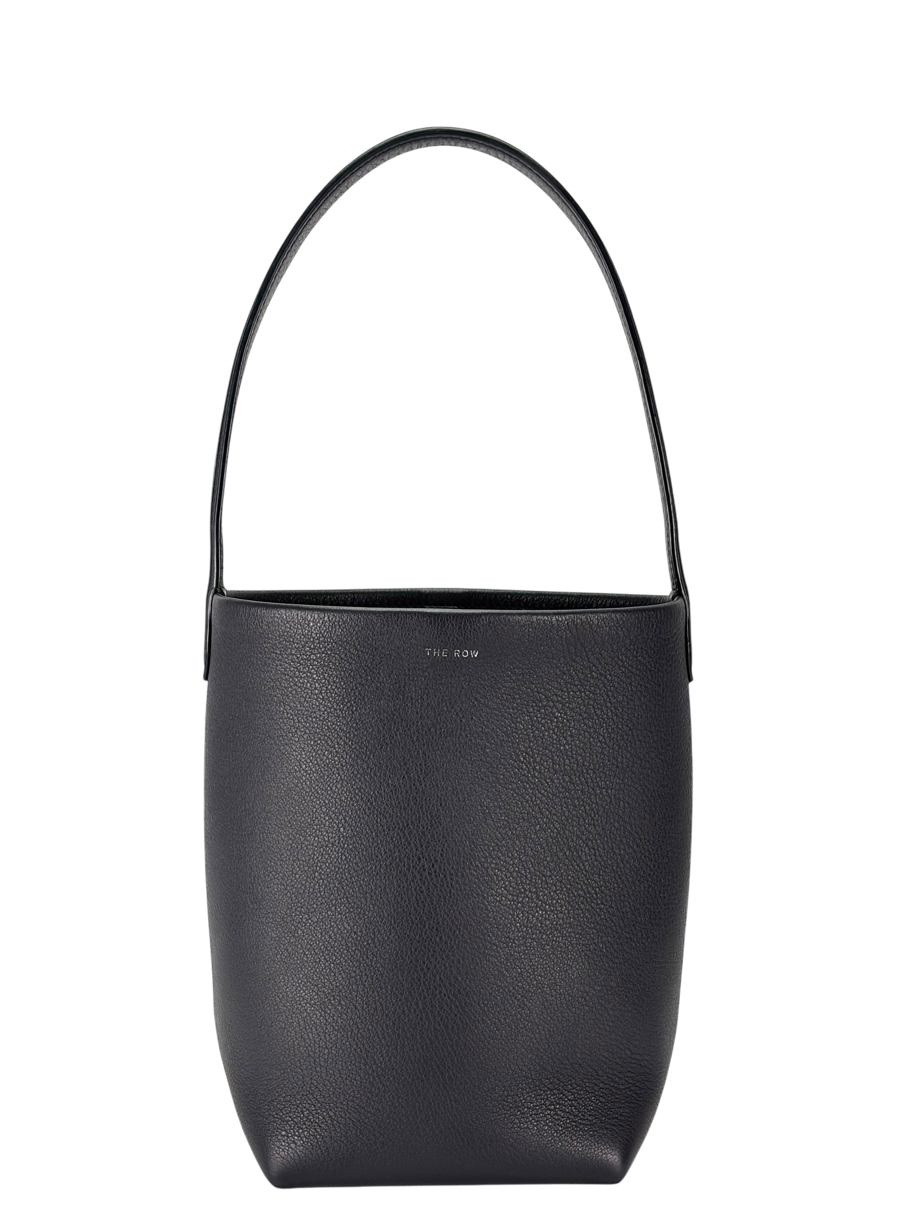 The Row - Navy Medium N/S Park Tote Bag in Leather